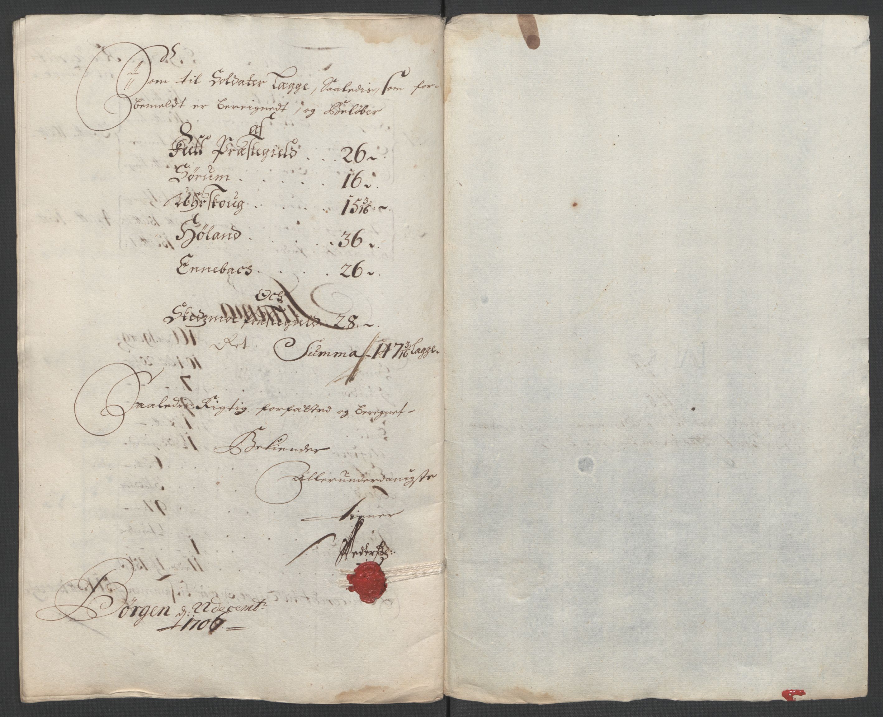 Rentekammeret inntil 1814, Reviderte regnskaper, Fogderegnskap, AV/RA-EA-4092/R11/L0590: Fogderegnskap Nedre Romerike, 1706-1707, p. 369