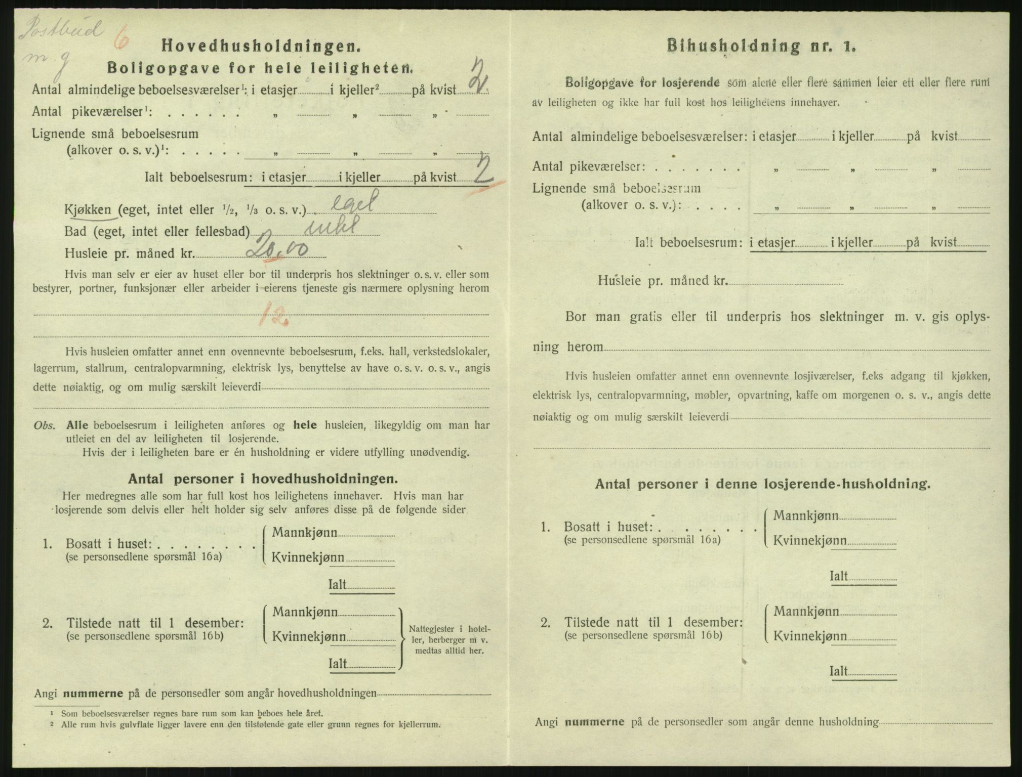 SAKO, 1920 census for Horten, 1920, p. 3392