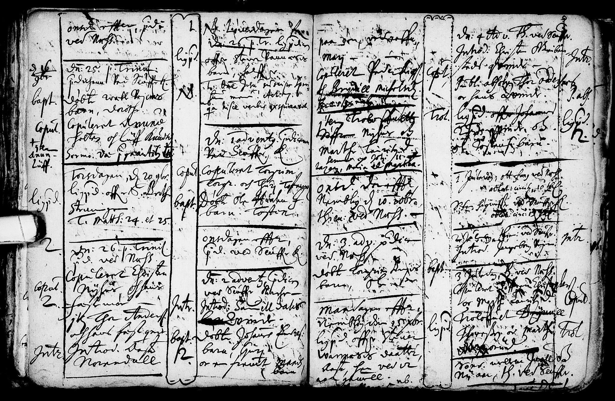 Sauherad kirkebøker, AV/SAKO-A-298/F/Fa/L0001: Parish register (official) no. I 1, 1649-1681