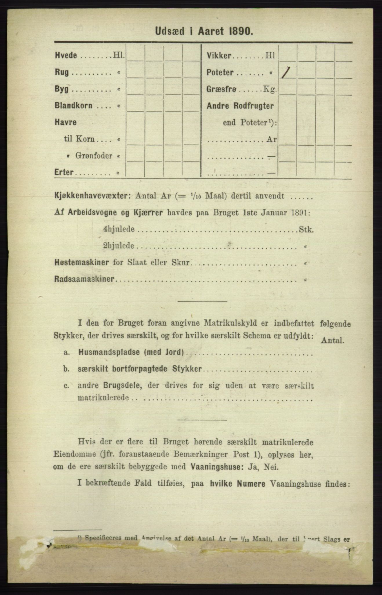 RA, 1891 census for 1230 Ullensvang, 1891, p. 7137