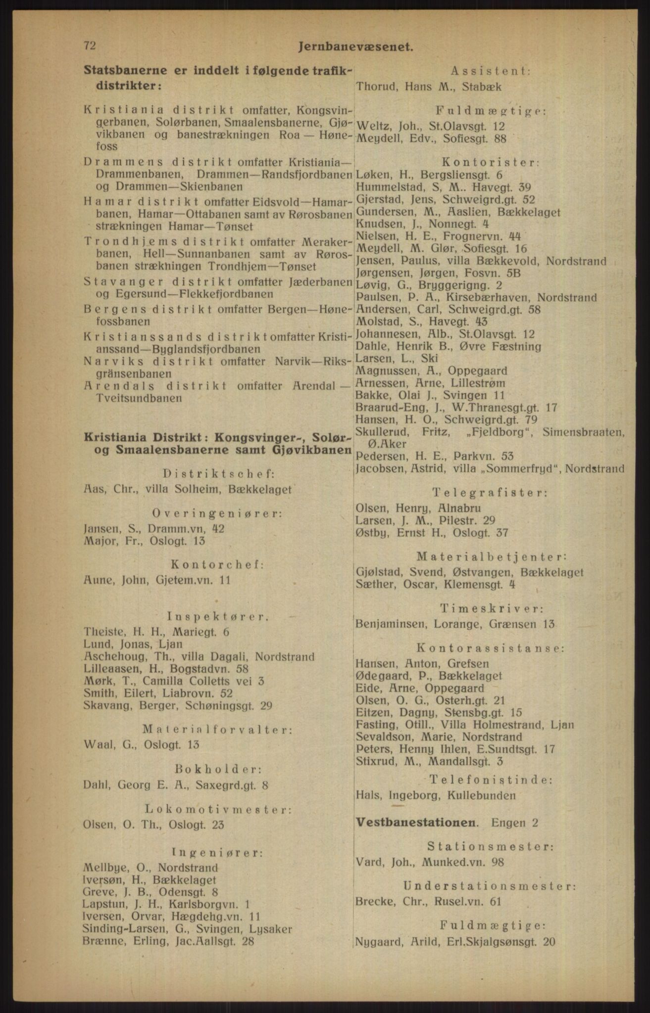 Kristiania/Oslo adressebok, PUBL/-, 1915, p. 72