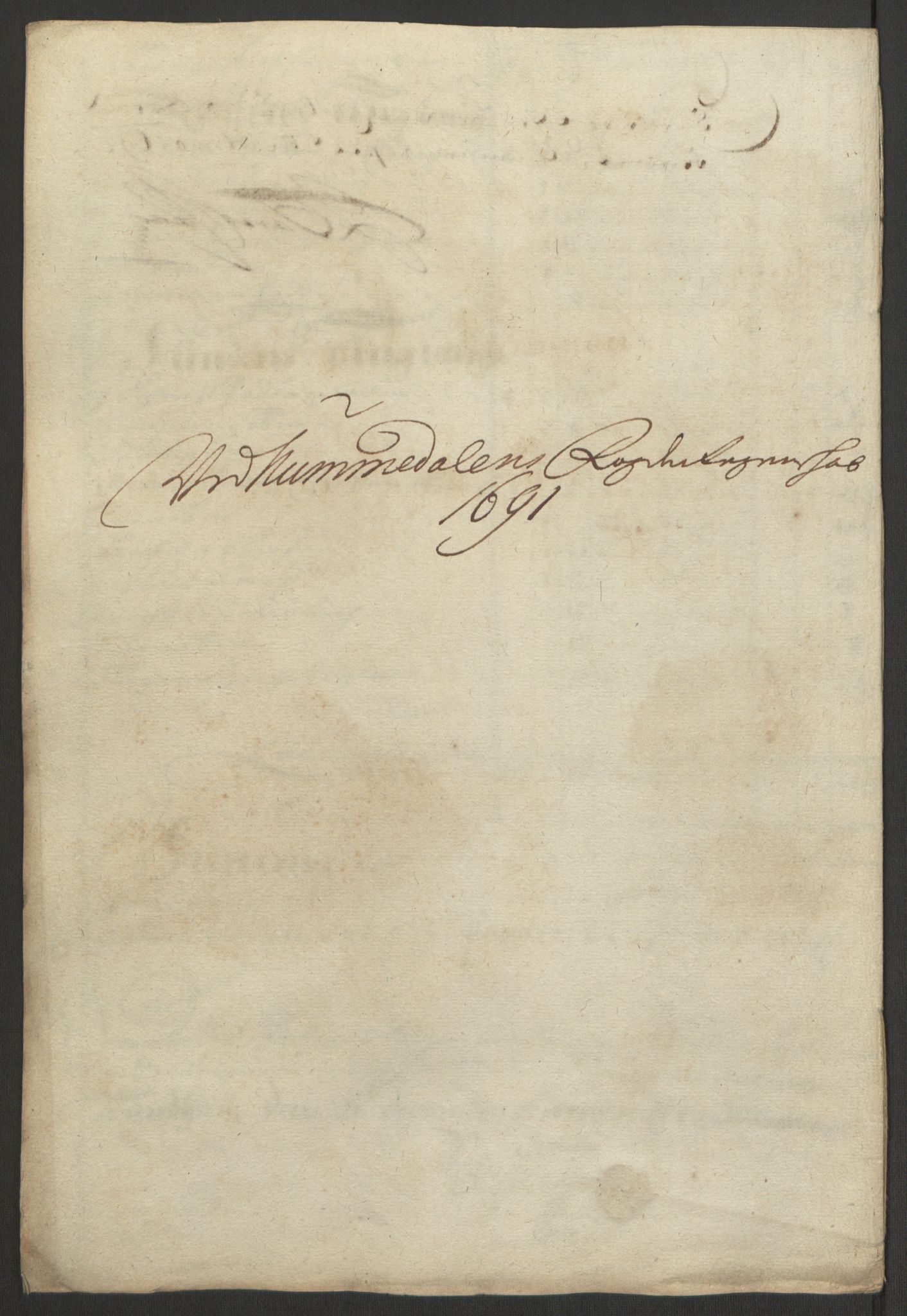 Rentekammeret inntil 1814, Reviderte regnskaper, Fogderegnskap, RA/EA-4092/R64/L4423: Fogderegnskap Namdal, 1690-1691, p. 295