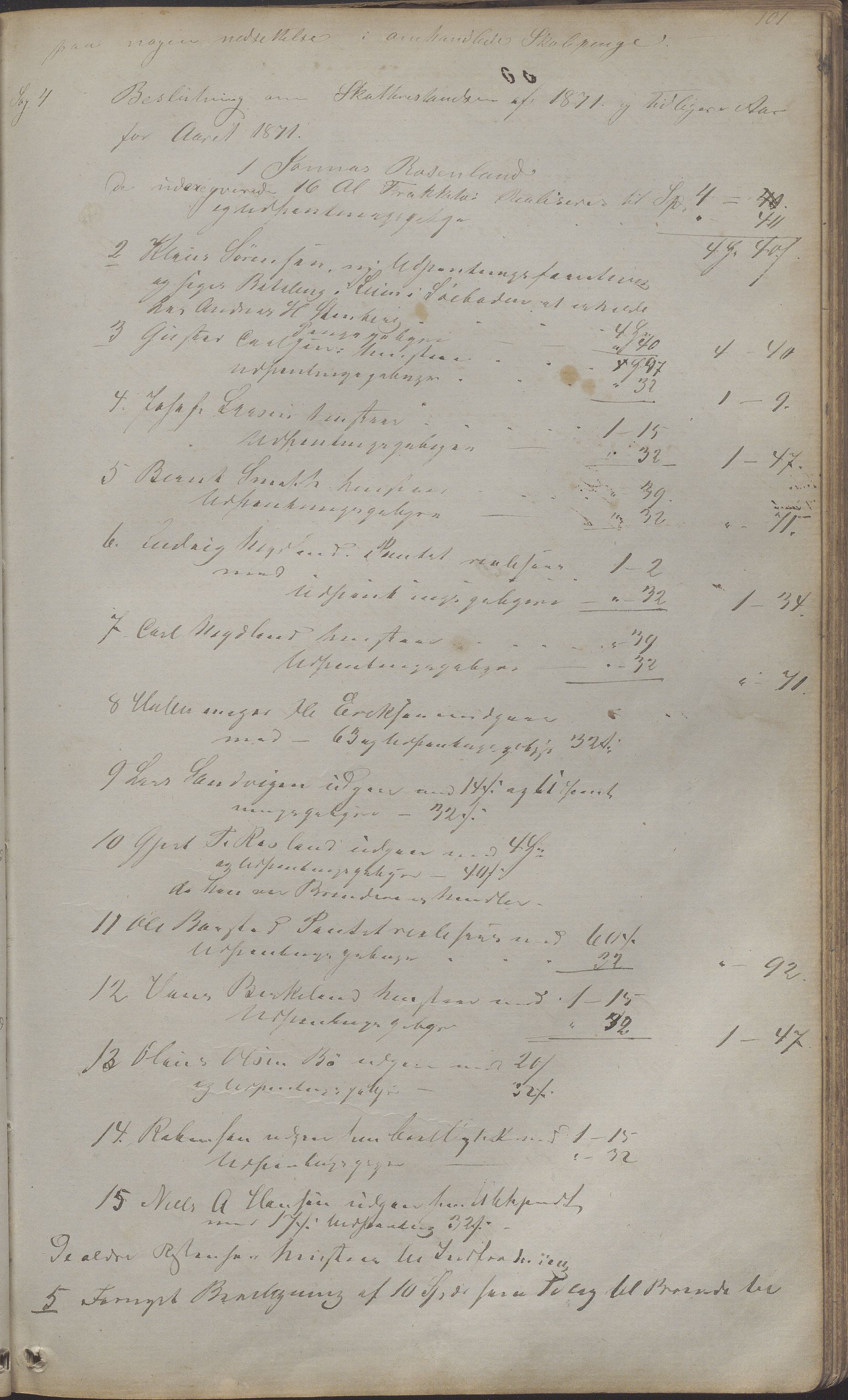 Sogndal ladested - Formannskapet/kommunestyret, IKAR/K-100052/A/L0001: Møtebok, 1858-1887, p. 101a