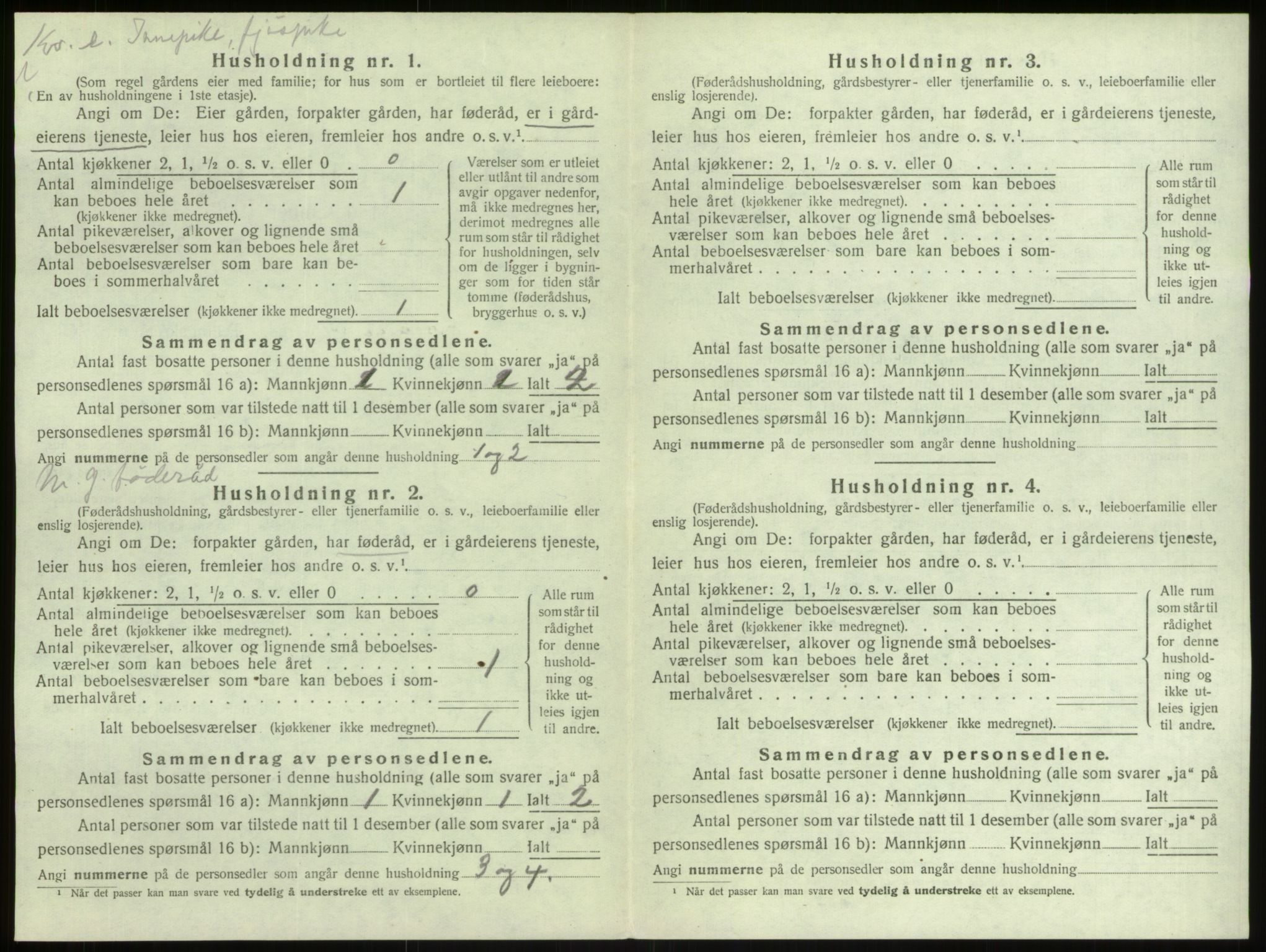 SAB, 1920 census for Manger, 1920, p. 1096