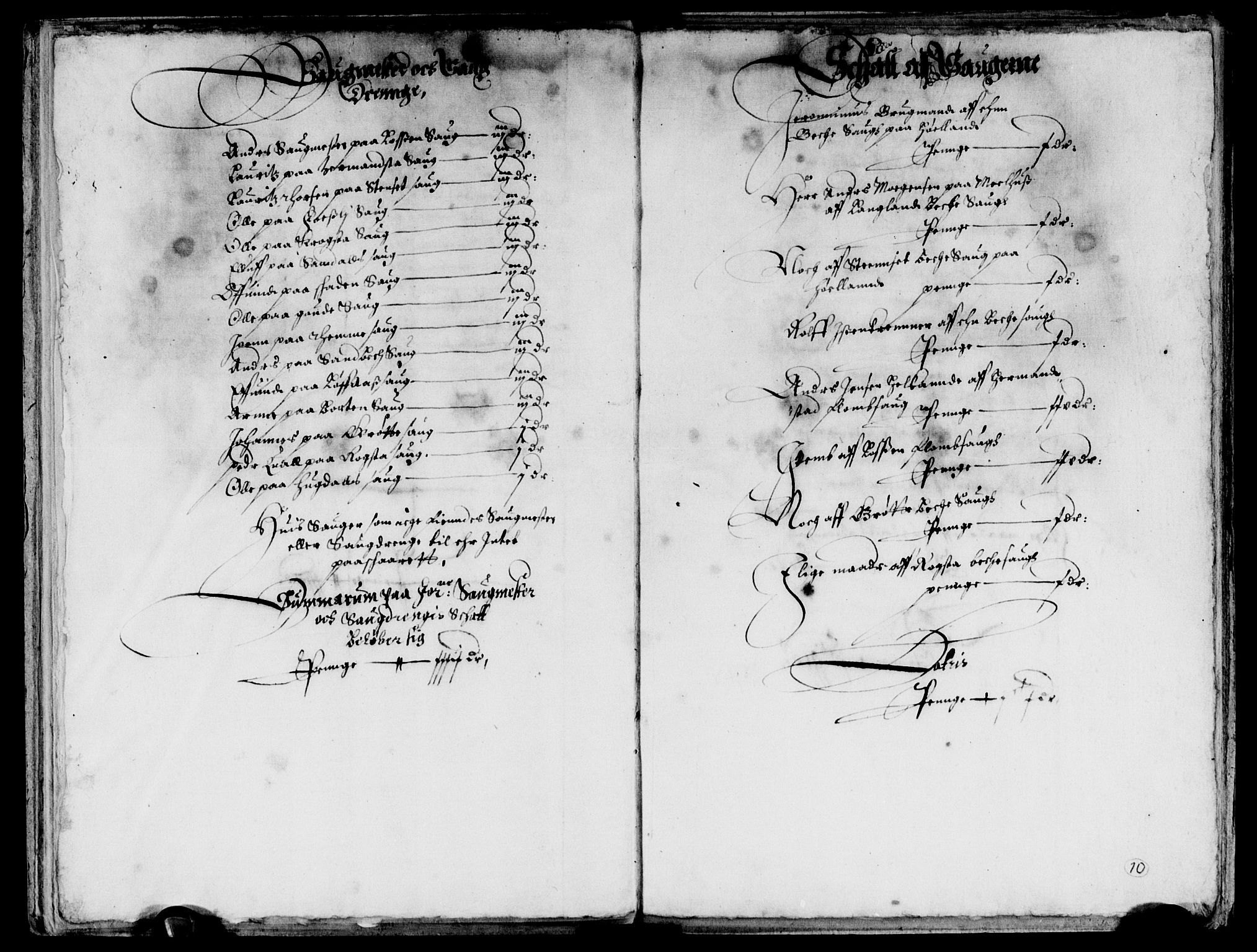 Rentekammeret inntil 1814, Reviderte regnskaper, Lensregnskaper, AV/RA-EA-5023/R/Rb/Rbw/L0085: Trondheim len, 1644-1646