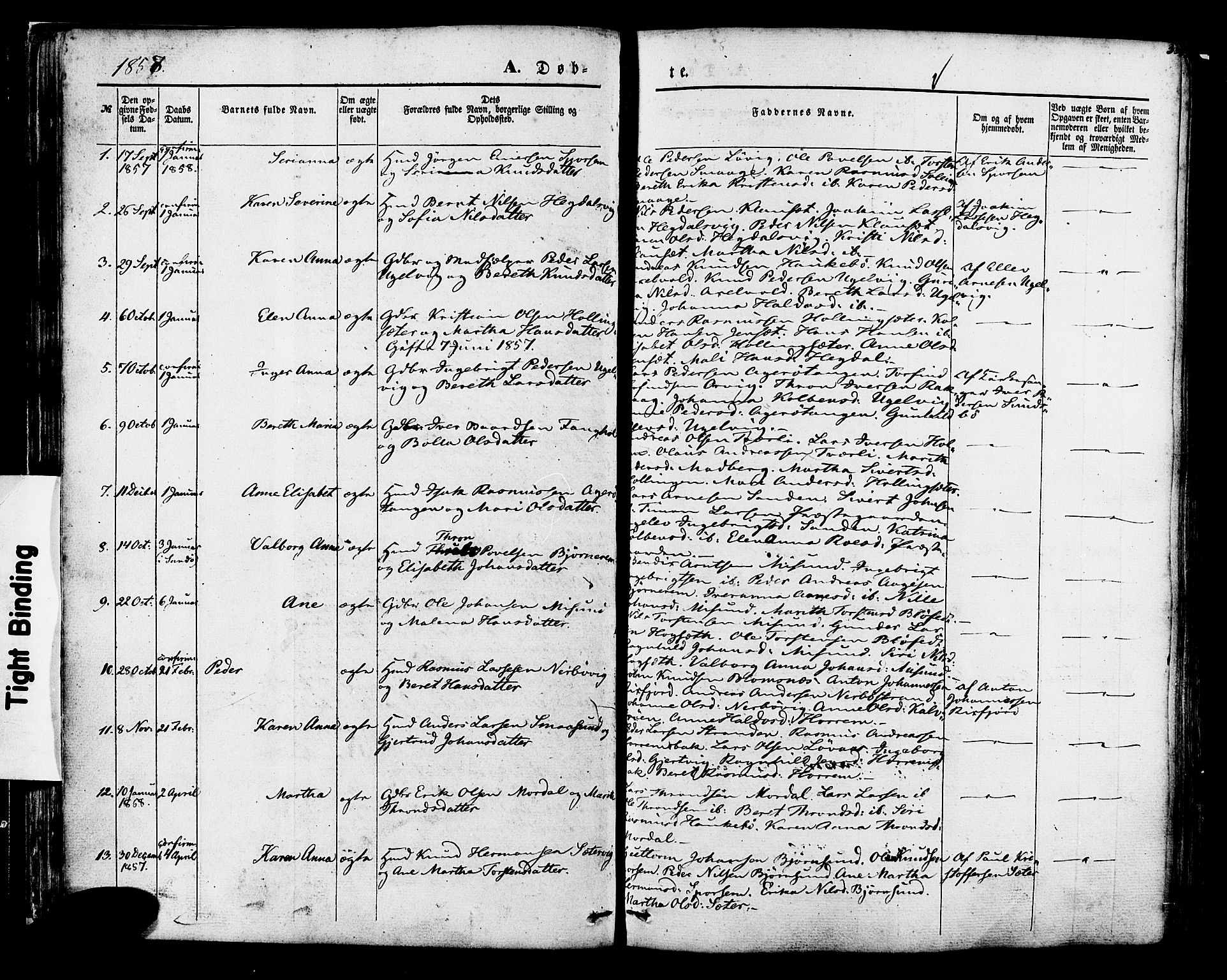 Ministerialprotokoller, klokkerbøker og fødselsregistre - Møre og Romsdal, SAT/A-1454/560/L0719: Parish register (official) no. 560A03, 1845-1872, p. 38