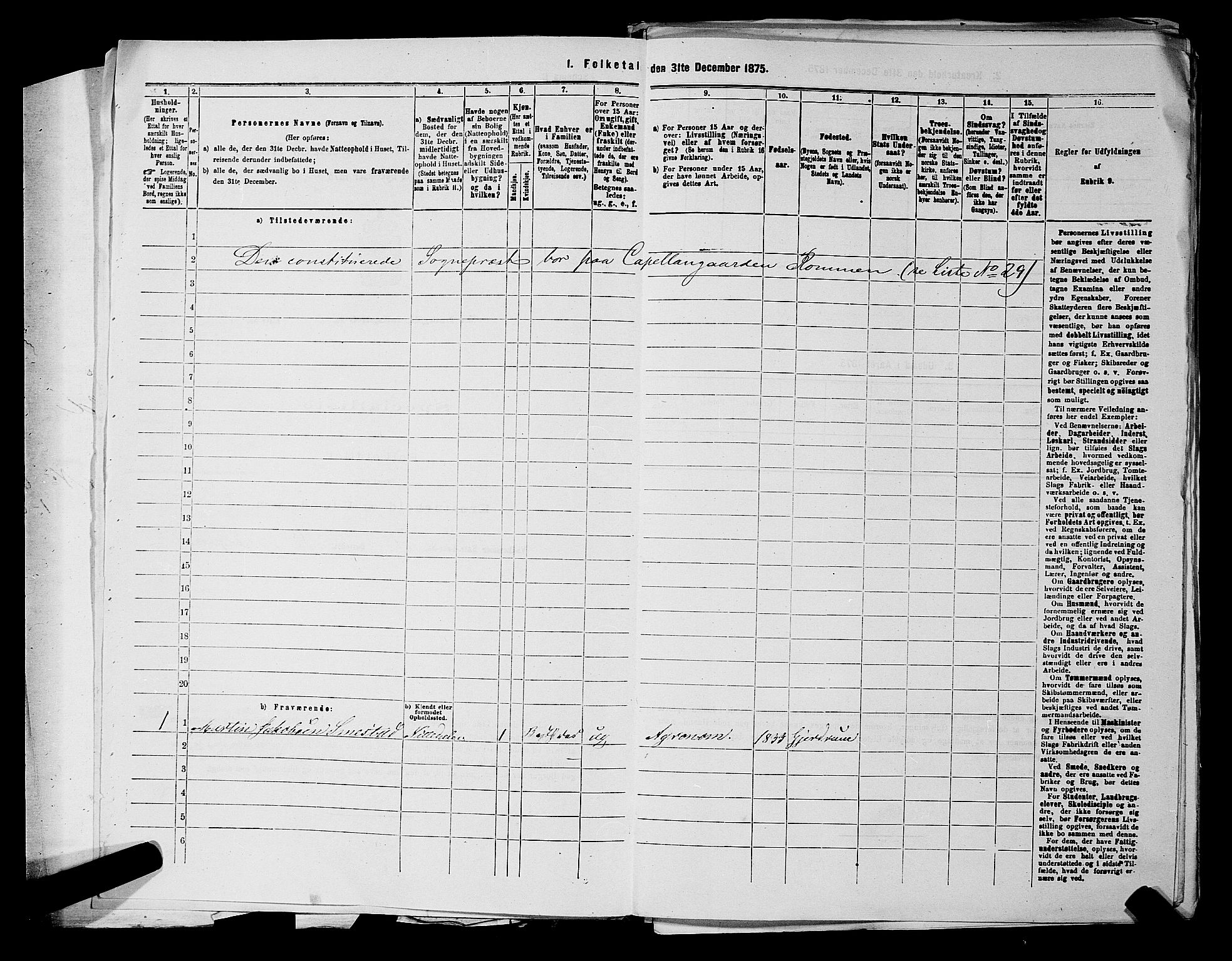 RA, 1875 census for 0236P Nes, 1875, p. 888