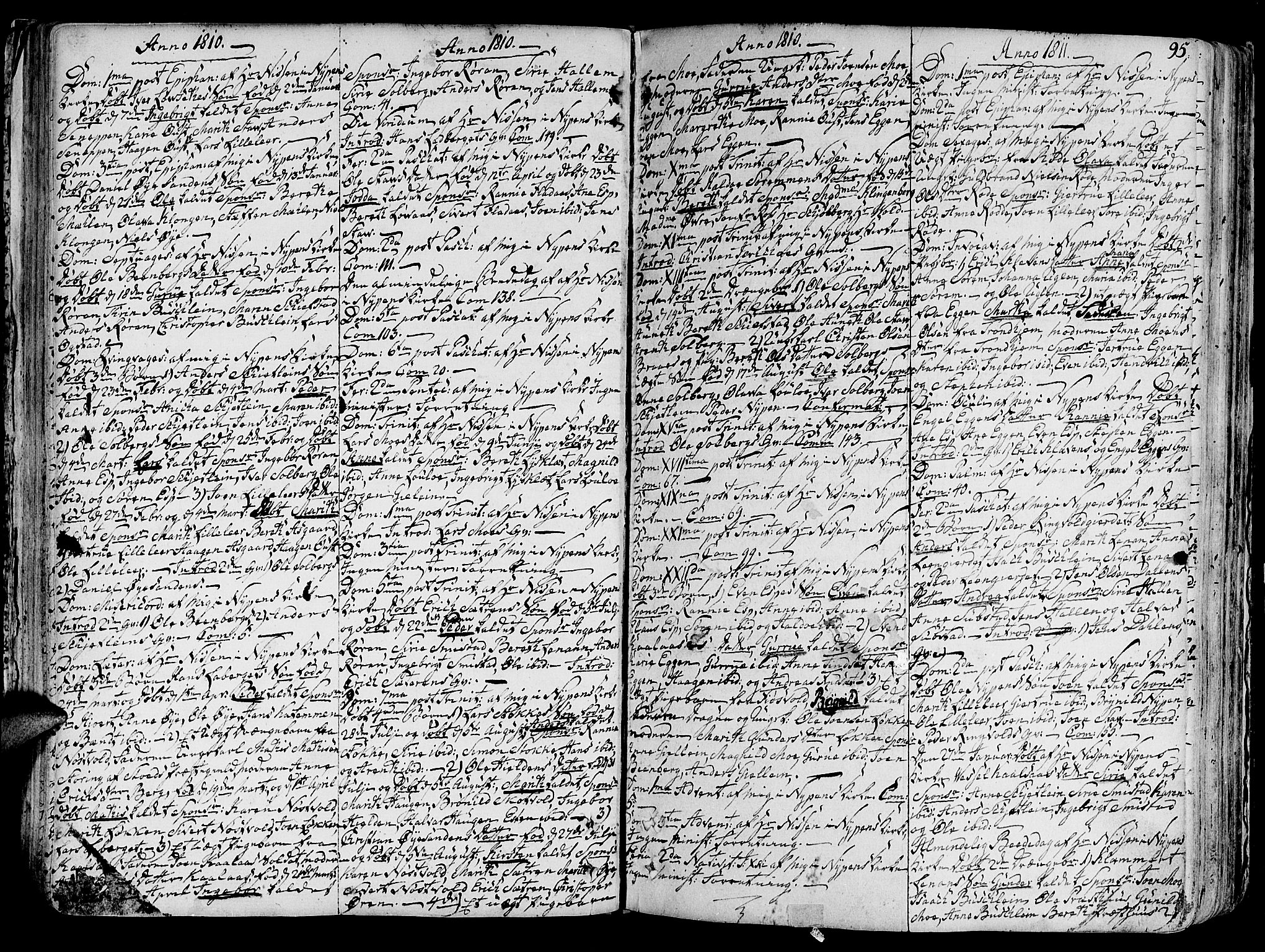 Ministerialprotokoller, klokkerbøker og fødselsregistre - Sør-Trøndelag, SAT/A-1456/691/L1063: Parish register (official) no. 691A02 /3, 1768-1815, p. 95