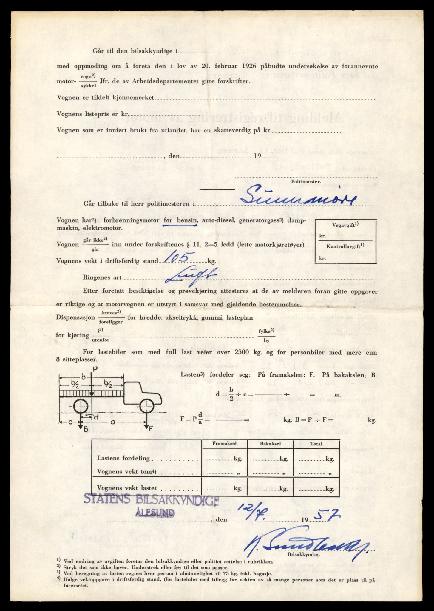 Møre og Romsdal vegkontor - Ålesund trafikkstasjon, AV/SAT-A-4099/F/Fe/L0040: Registreringskort for kjøretøy T 13531 - T 13709, 1927-1998, p. 2300