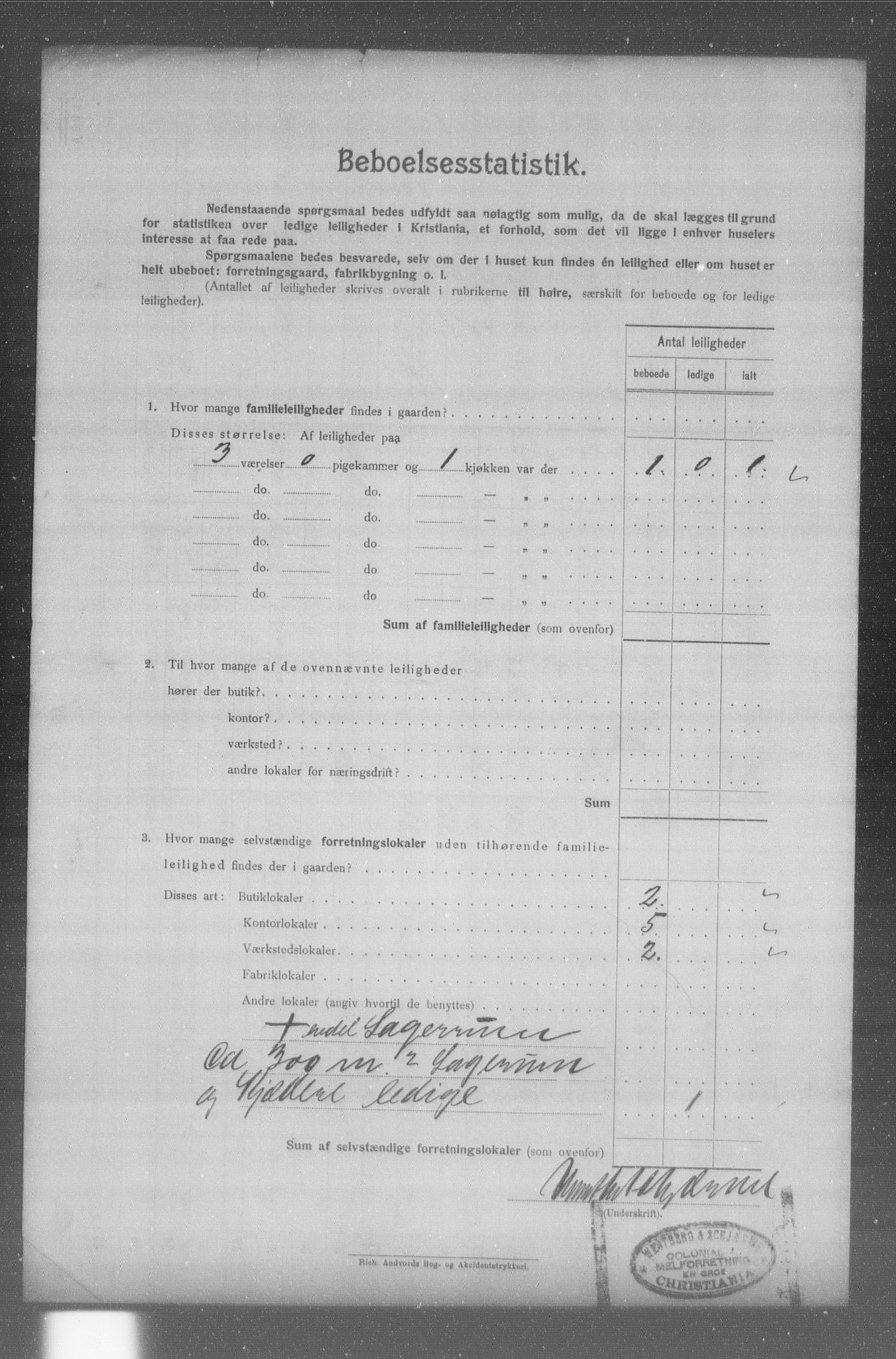 OBA, Municipal Census 1904 for Kristiania, 1904, p. 11348