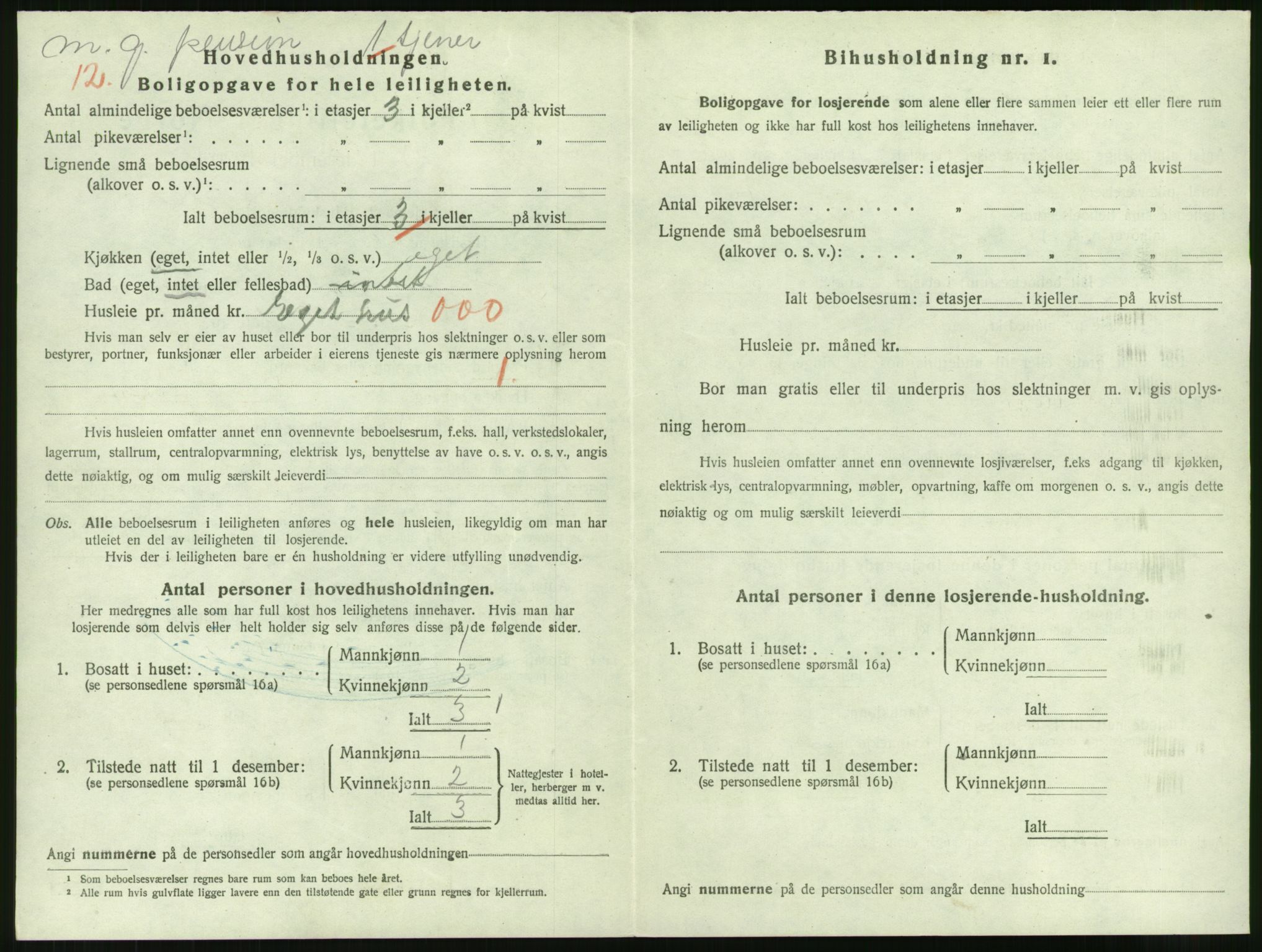 SAST, 1920 census for Sandnes, 1920, p. 96