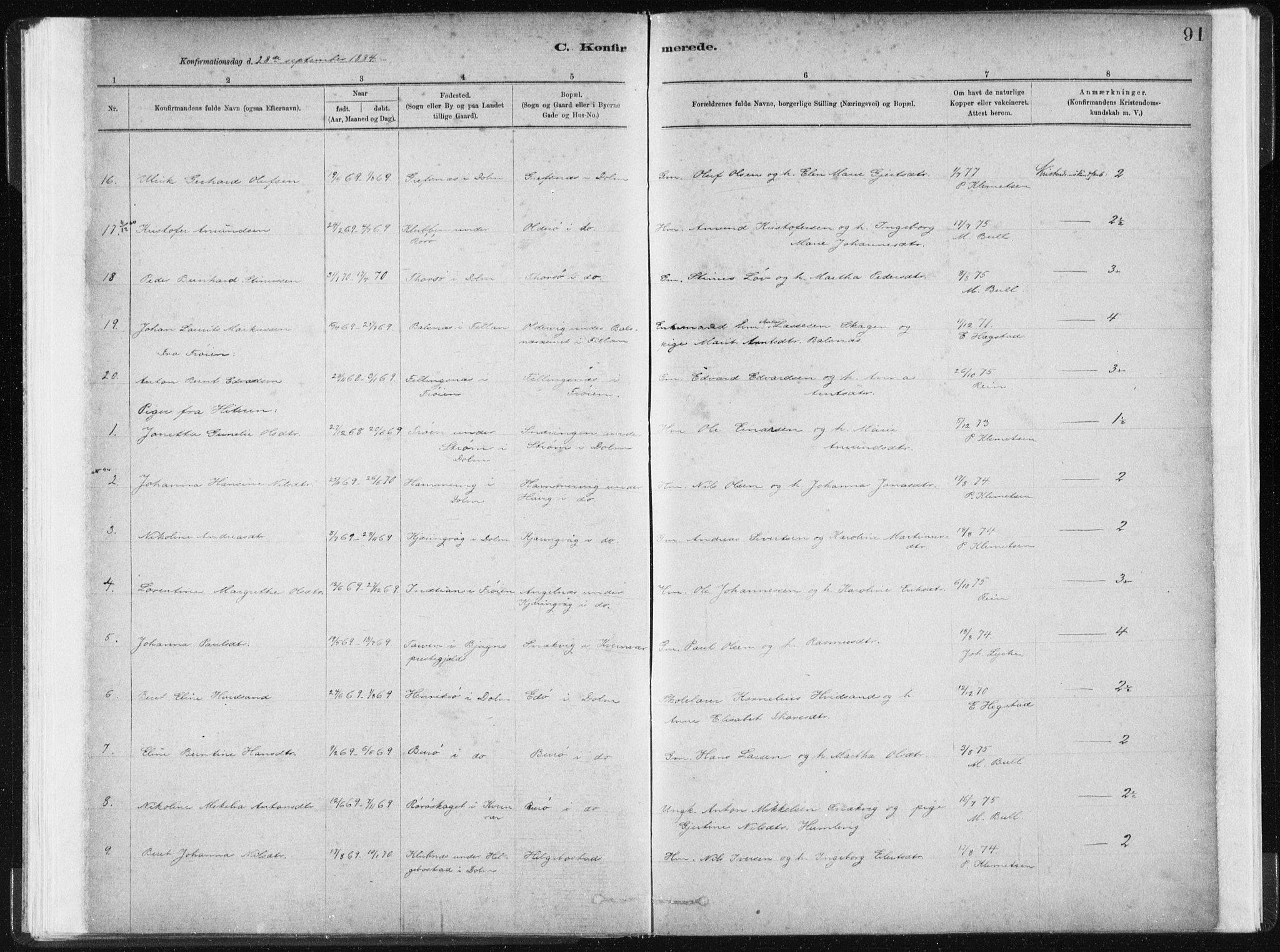 Ministerialprotokoller, klokkerbøker og fødselsregistre - Sør-Trøndelag, SAT/A-1456/634/L0533: Parish register (official) no. 634A09, 1882-1901, p. 91