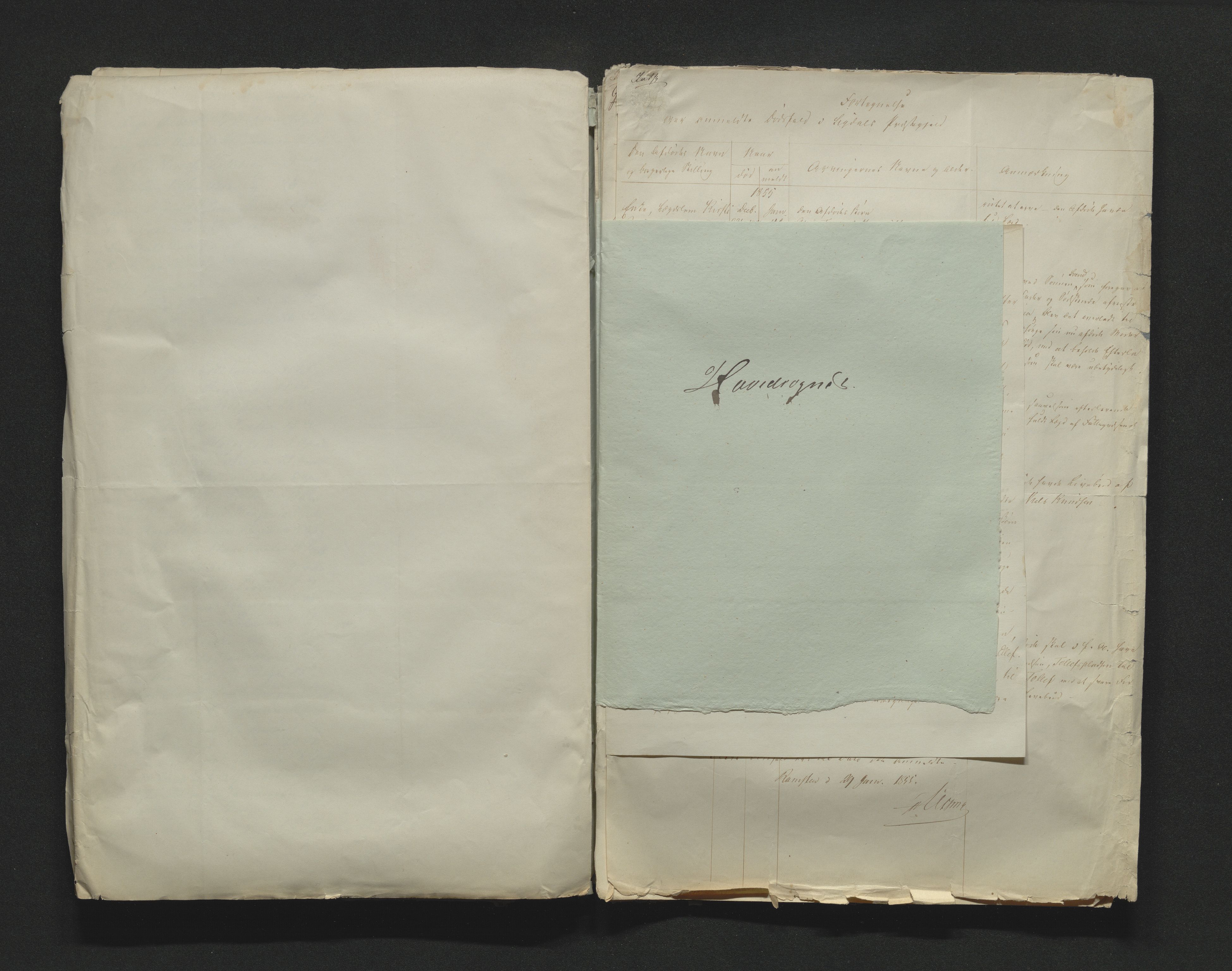 Eiker, Modum og Sigdal sorenskriveri, AV/SAKO-A-123/H/Ha/Hab/L0009: Dødsfallsmeldinger, 1854-1857, p. 203