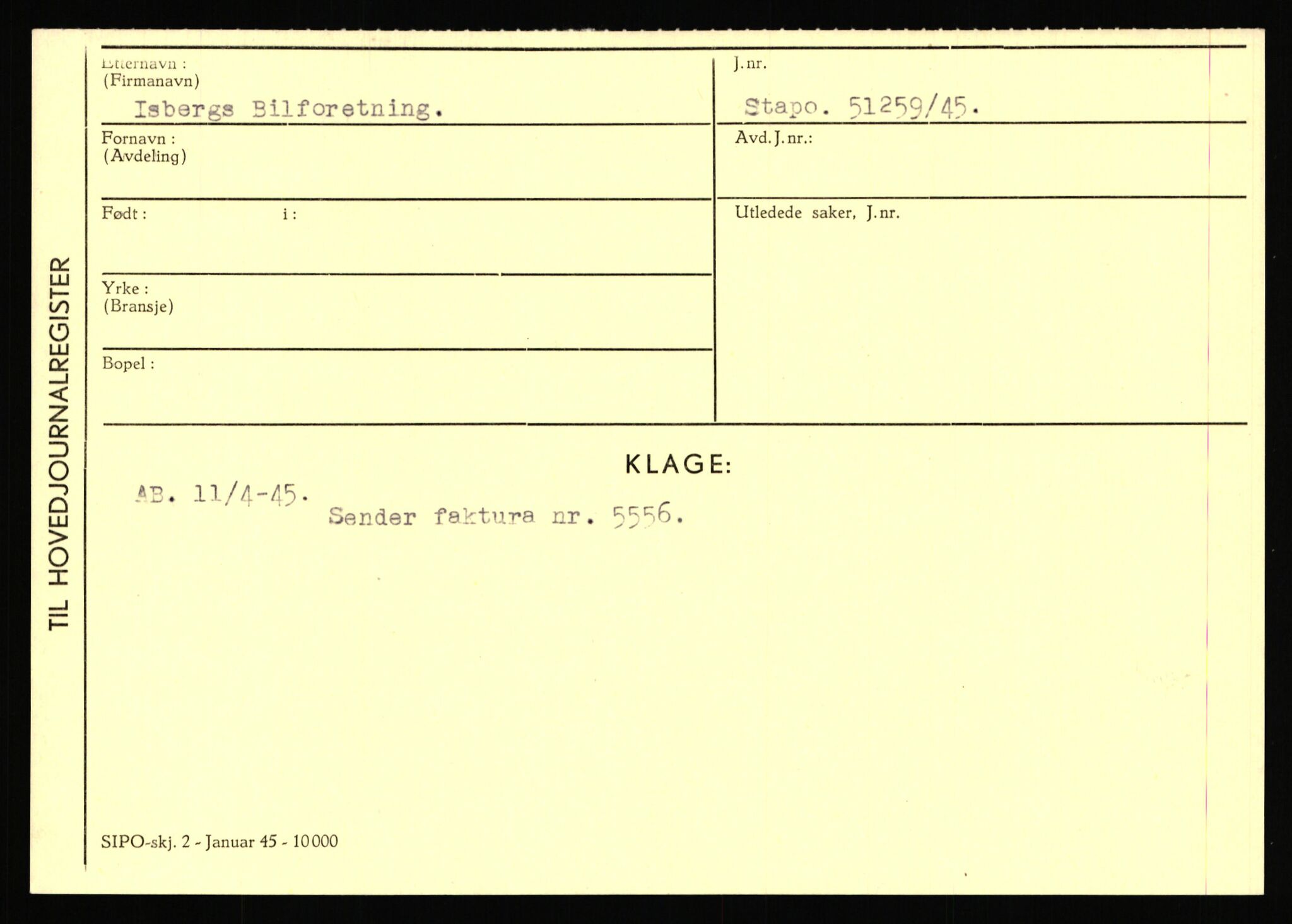 Statspolitiet - Hovedkontoret / Osloavdelingen, AV/RA-S-1329/C/Ca/L0007: Hol - Joelsen, 1943-1945, p. 2577
