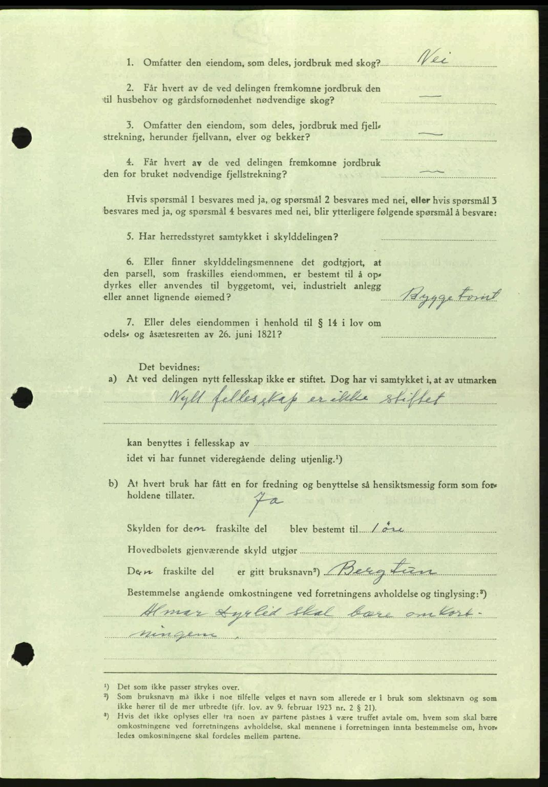 Romsdal sorenskriveri, AV/SAT-A-4149/1/2/2C: Mortgage book no. A17, 1944-1945, Diary no: : 321/1945