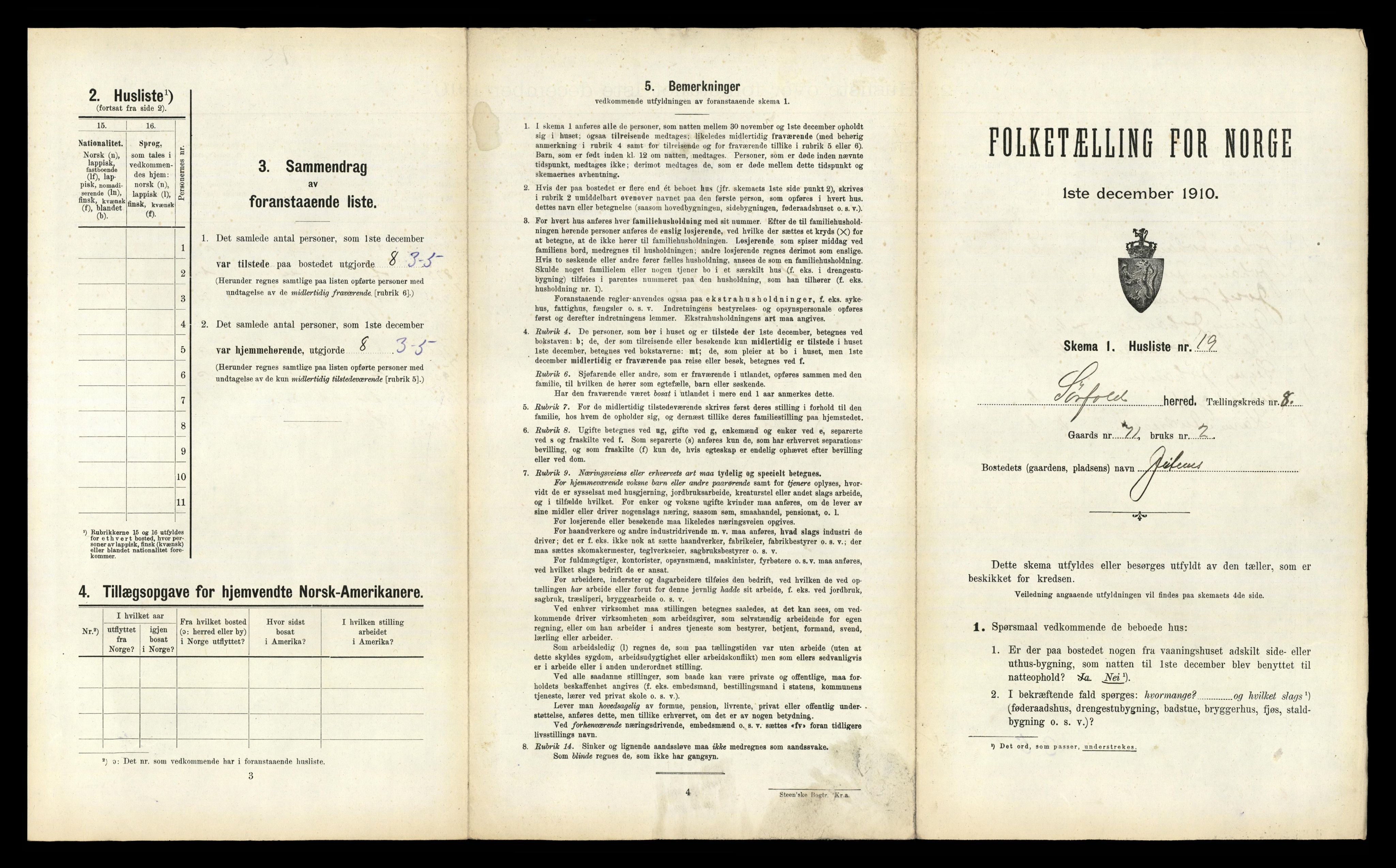 RA, 1910 census for Sørfold, 1910, p. 792