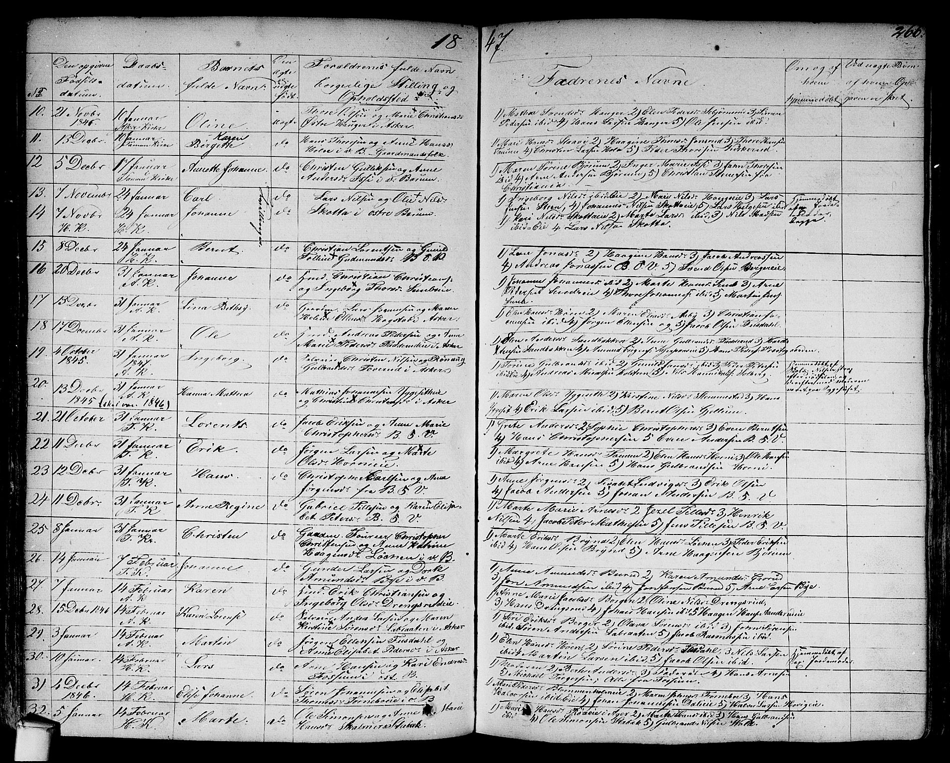 Asker prestekontor Kirkebøker, AV/SAO-A-10256a/F/Fa/L0007: Parish register (official) no. I 7, 1825-1864, p. 266