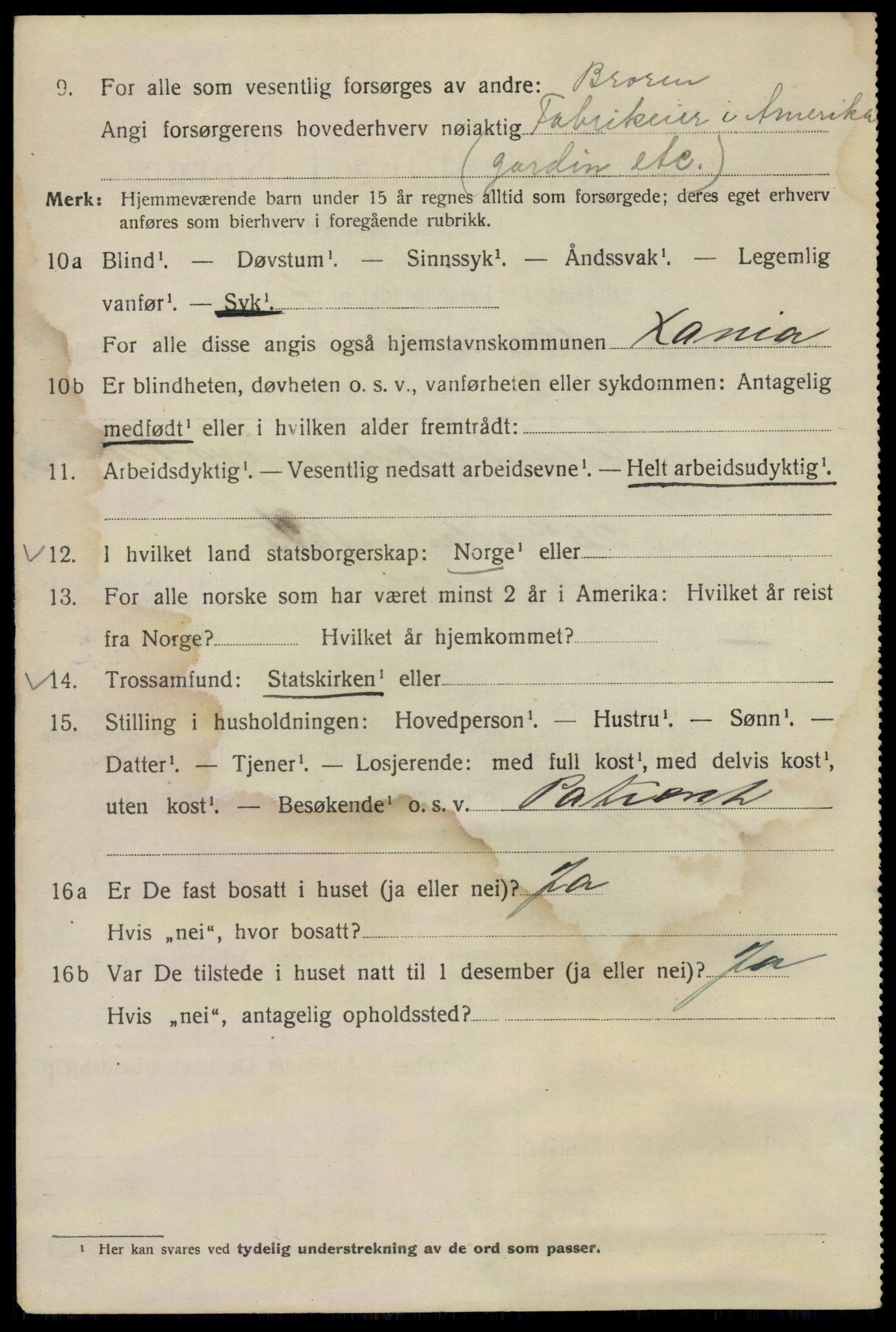 SAO, 1920 census for Kristiania, 1920, p. 171796