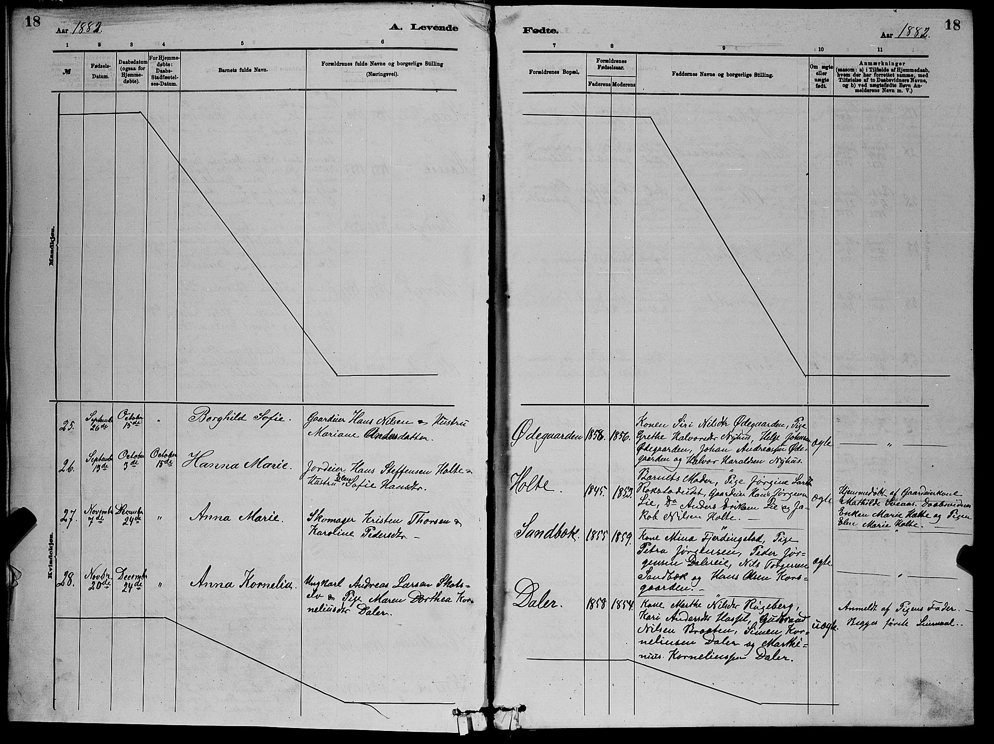 Eiker kirkebøker, AV/SAKO-A-4/G/Gb/L0003: Parish register (copy) no. II 3, 1880-1893, p. 18