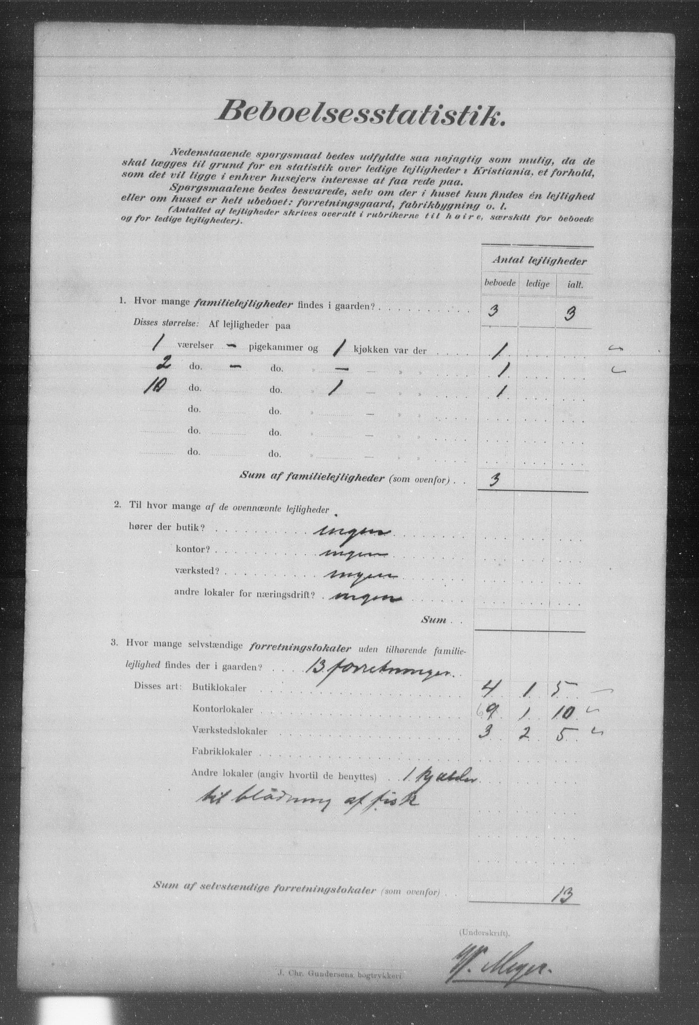 OBA, Municipal Census 1903 for Kristiania, 1903, p. 14447