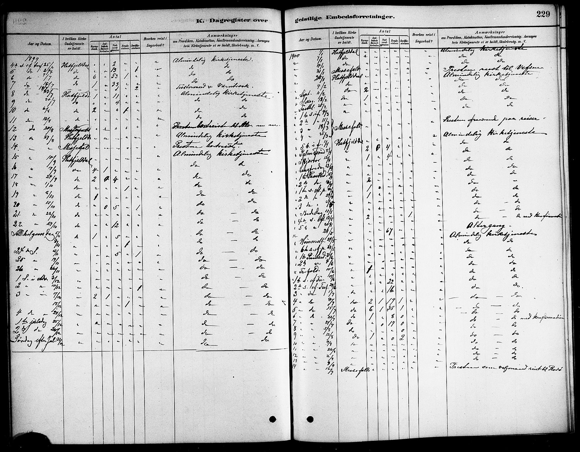 Ministerialprotokoller, klokkerbøker og fødselsregistre - Nordland, SAT/A-1459/823/L0330: Parish register (copy) no. 823C02, 1879-1916, p. 229