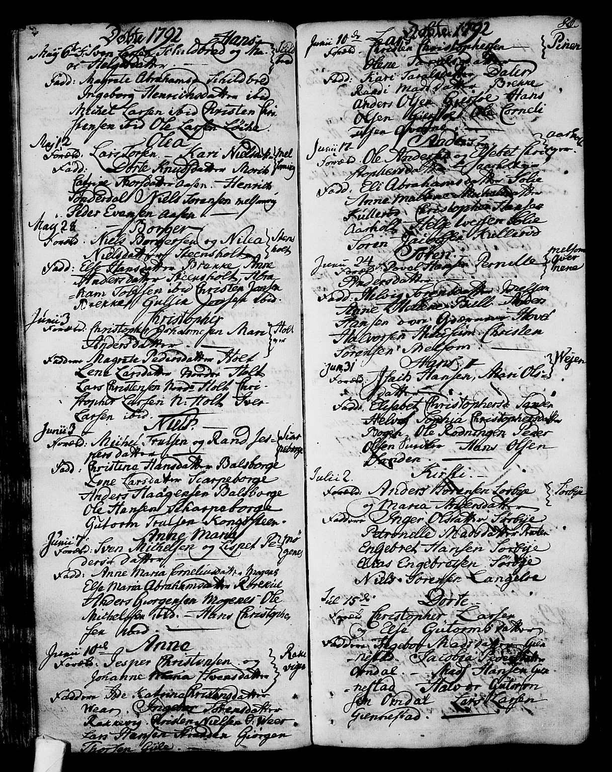 Stokke kirkebøker, SAKO/A-320/F/Fa/L0003: Parish register (official) no. I 3, 1771-1803, p. 86