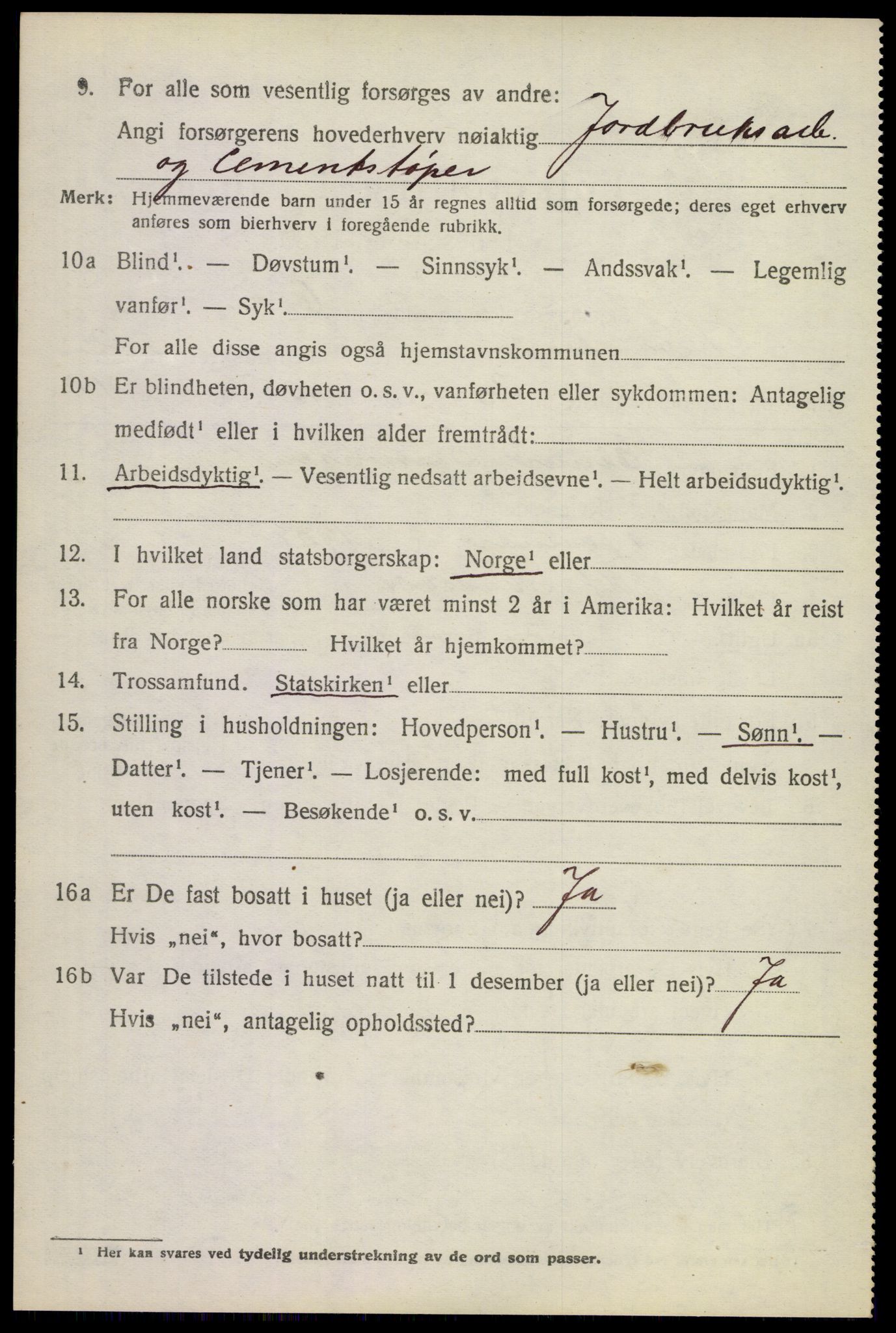 SAKO, 1920 census for Øvre Sandsvær, 1920, p. 1951