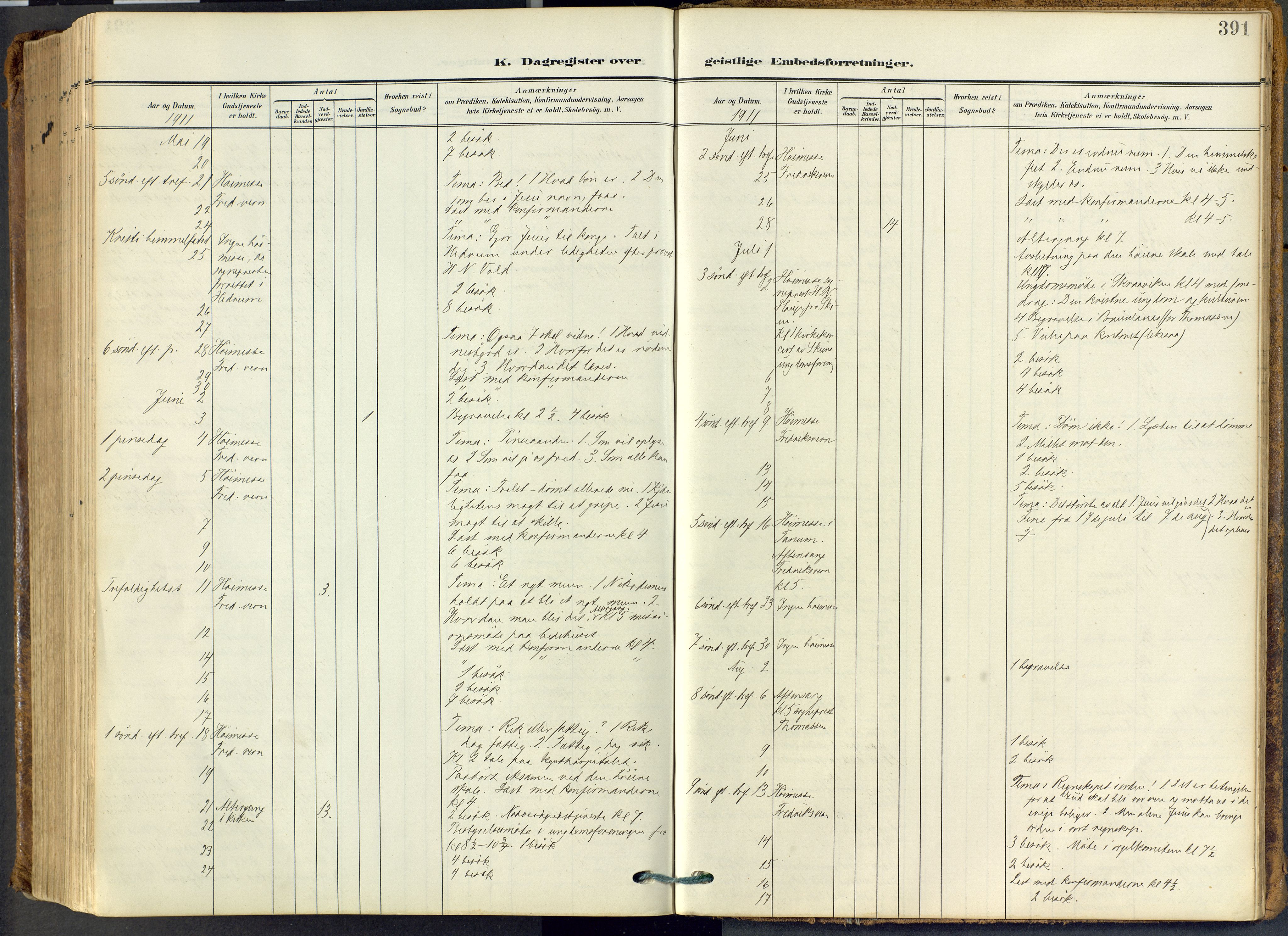 Stavern kirkebøker, SAKO/A-318/F/Fa/L0009: Parish register (official) no. 9, 1906-1955, p. 391