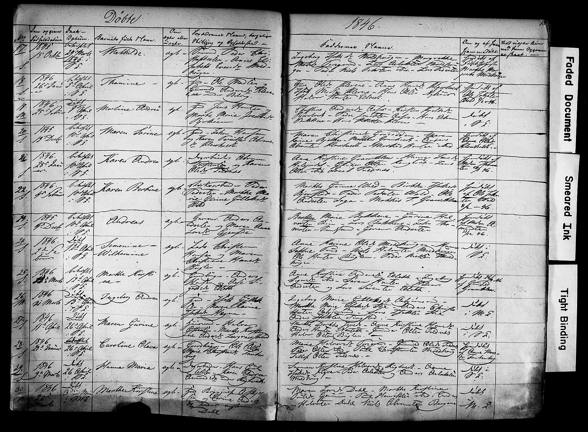 Solum kirkebøker, SAKO/A-306/F/Fa/L0006: Parish register (official) no. I 6, 1844-1855, p. 18