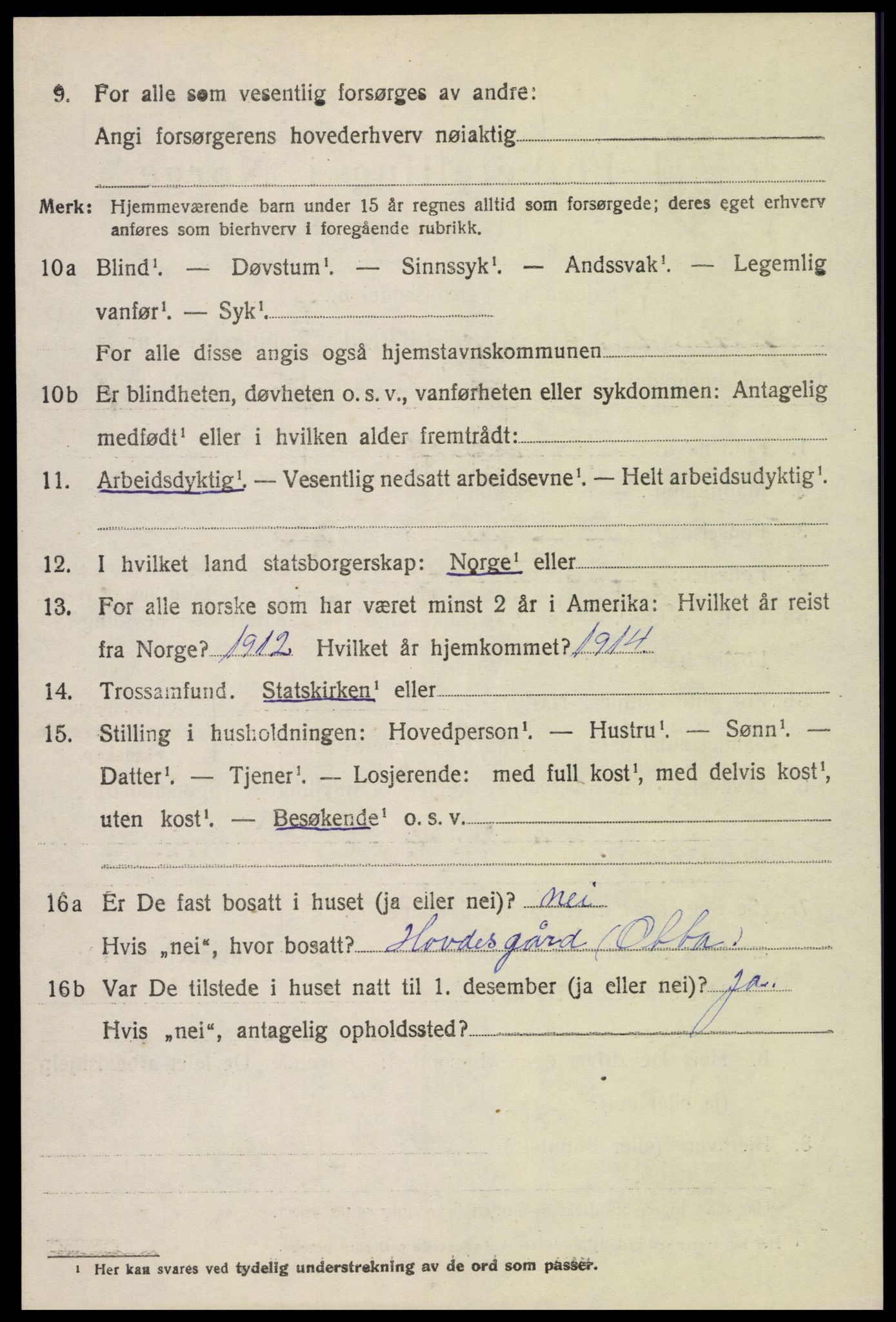 SAH, 1920 census for Østre Gausdal, 1920, p. 2363