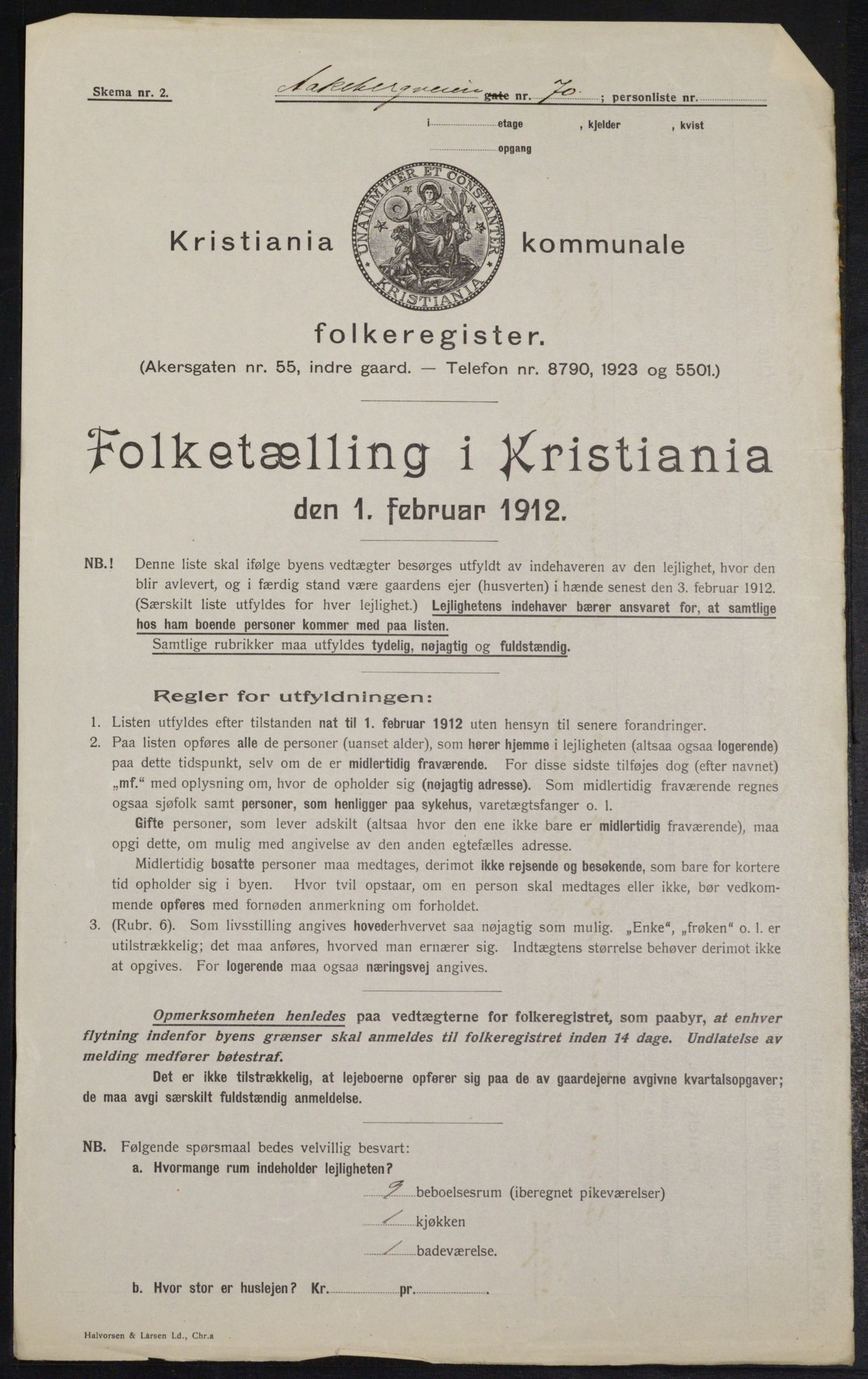 OBA, Municipal Census 1912 for Kristiania, 1912, p. 130948