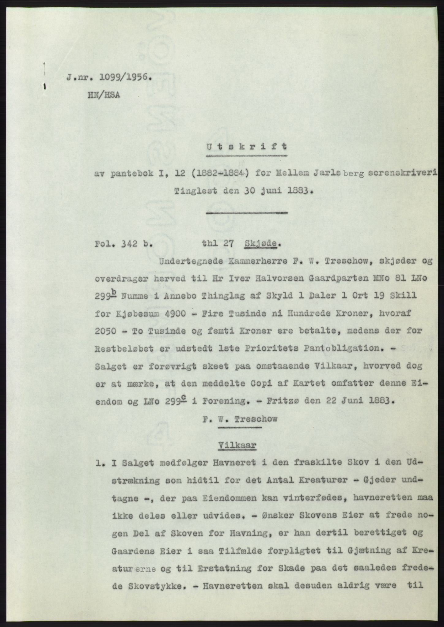 Statsarkivet i Kongsberg, SAKO/A-0001, 1956, p. 335