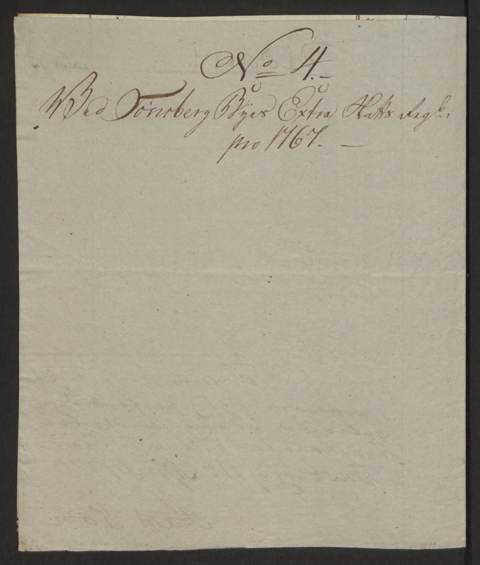 Rentekammeret inntil 1814, Reviderte regnskaper, Byregnskaper, AV/RA-EA-4066/R/Rh/L0162/0001: [H4] Kontribusjonsregnskap / Ekstraskatt, Tønsberg, 1762-1772, p. 294