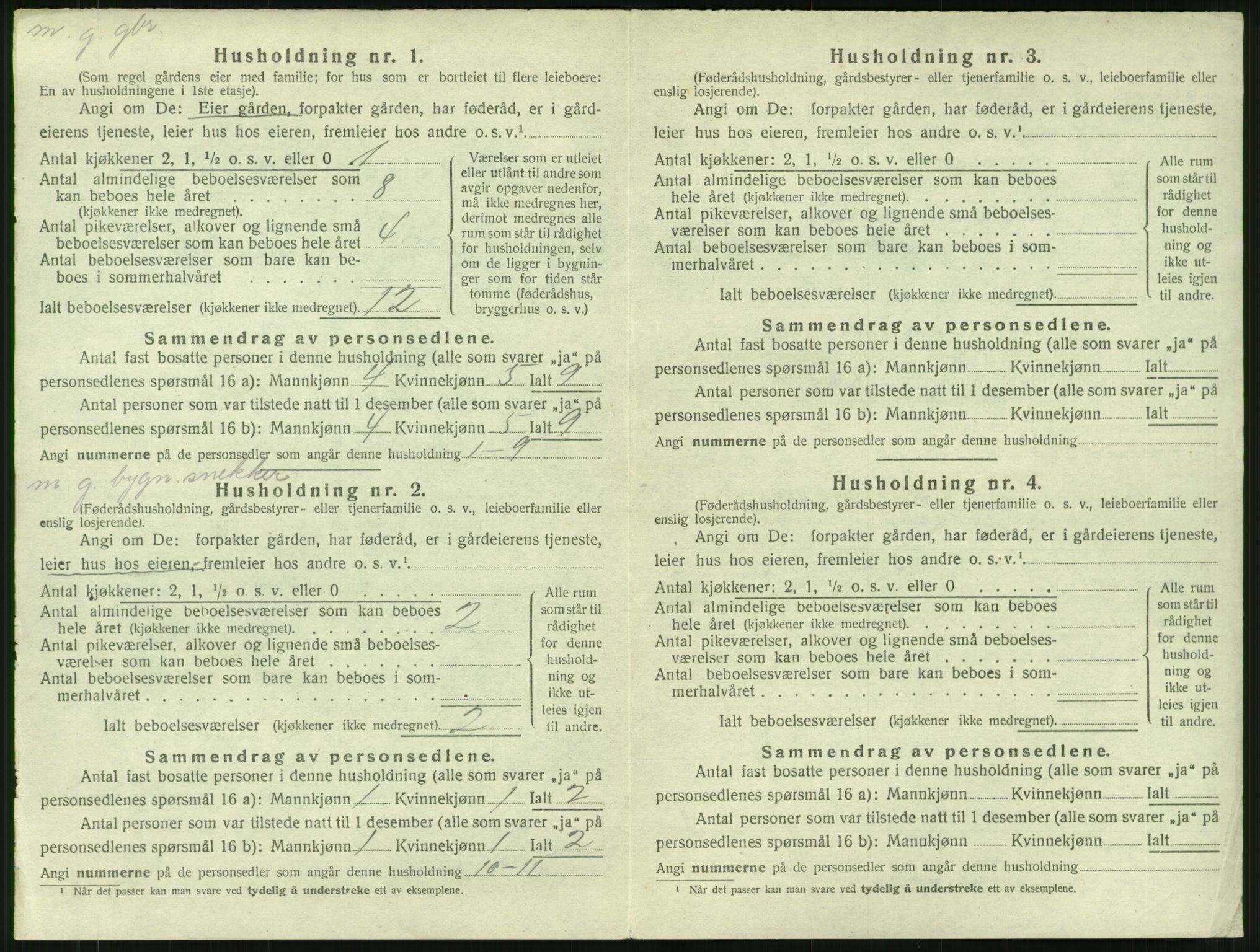 SAT, 1920 census for Surnadal, 1920, p. 928