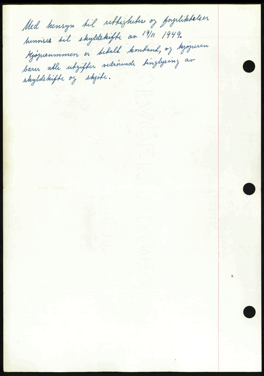 Romsdal sorenskriveri, AV/SAT-A-4149/1/2/2C: Mortgage book no. A31, 1949-1949, Diary no: : 3415/1949