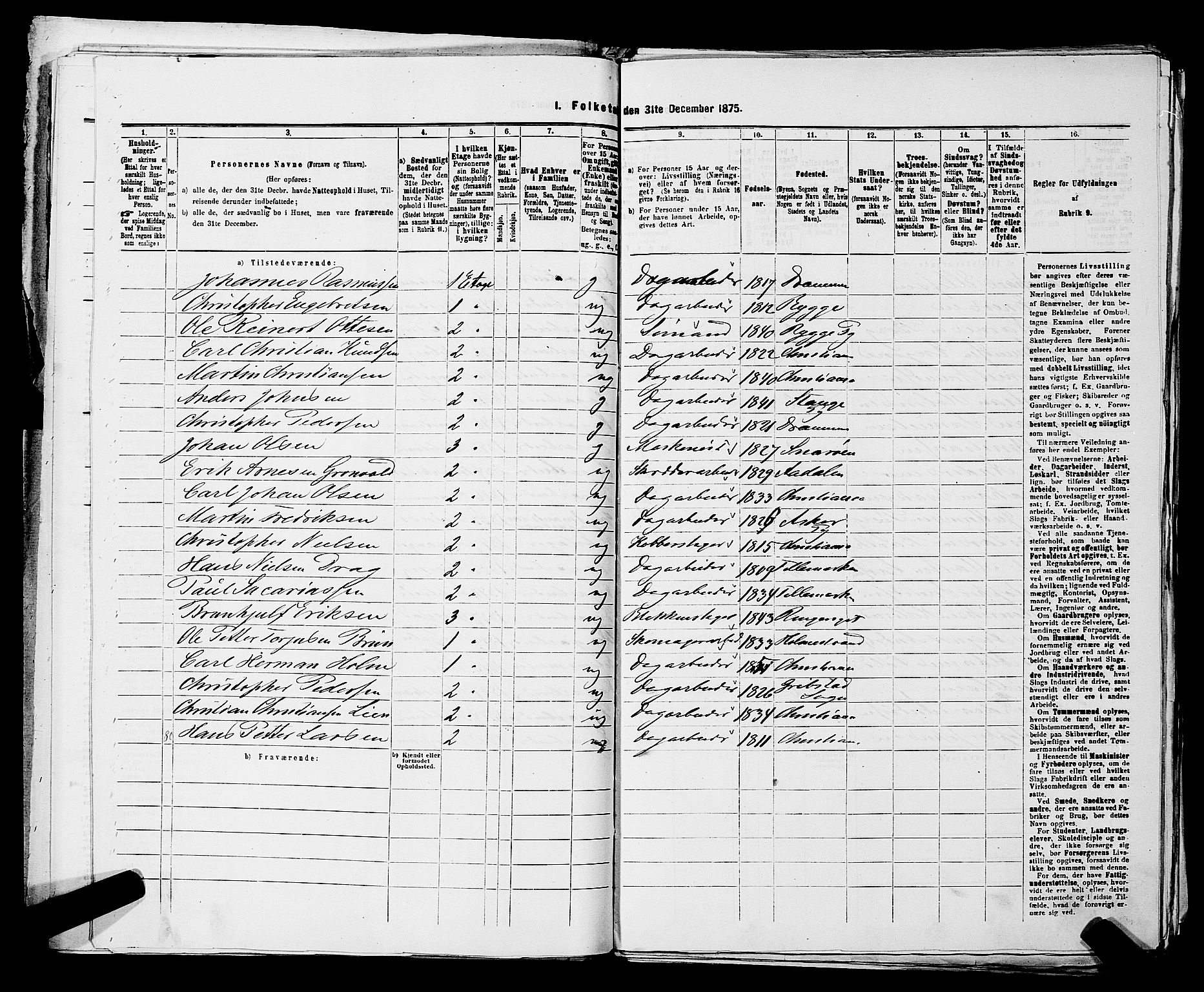 RA, 1875 census for 0301 Kristiania, 1875, p. 86