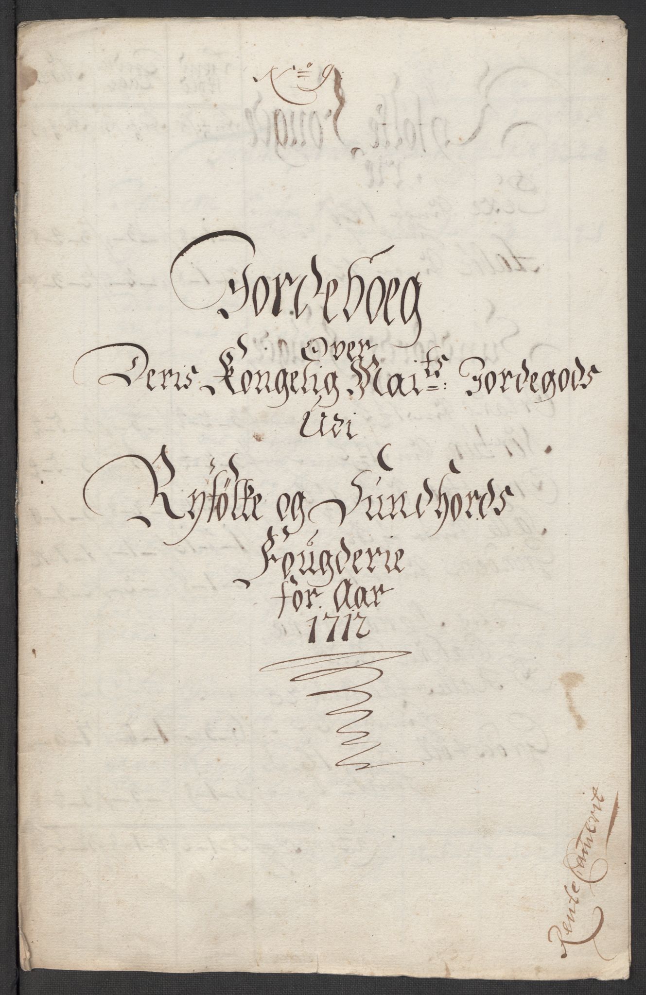 Rentekammeret inntil 1814, Reviderte regnskaper, Fogderegnskap, AV/RA-EA-4092/R48/L2988: Fogderegnskap Sunnhordland og Hardanger, 1712, p. 153