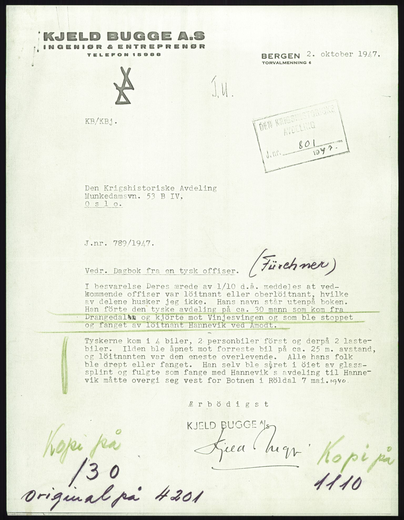 Forsvaret, Forsvarets krigshistoriske avdeling, RA/RAFA-2017/Y/Ye/L0182: II-C-11-1110  -  1. sjøforsvarsdistrikt., 1940, p. 354