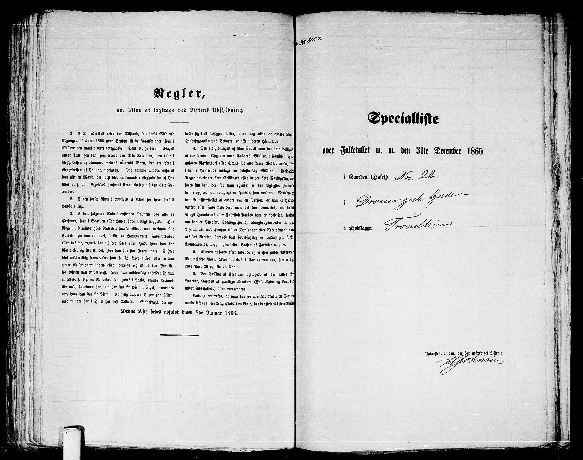 RA, 1865 census for Trondheim, 1865, p. 948