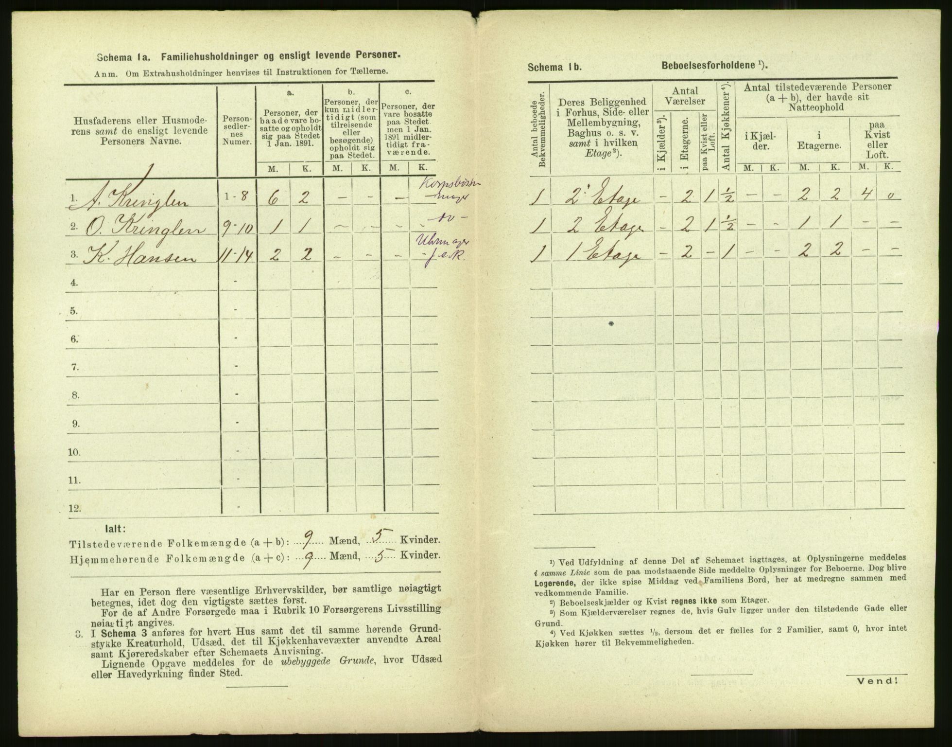 RA, 1891 census for 1401 Florø, 1891, p. 30