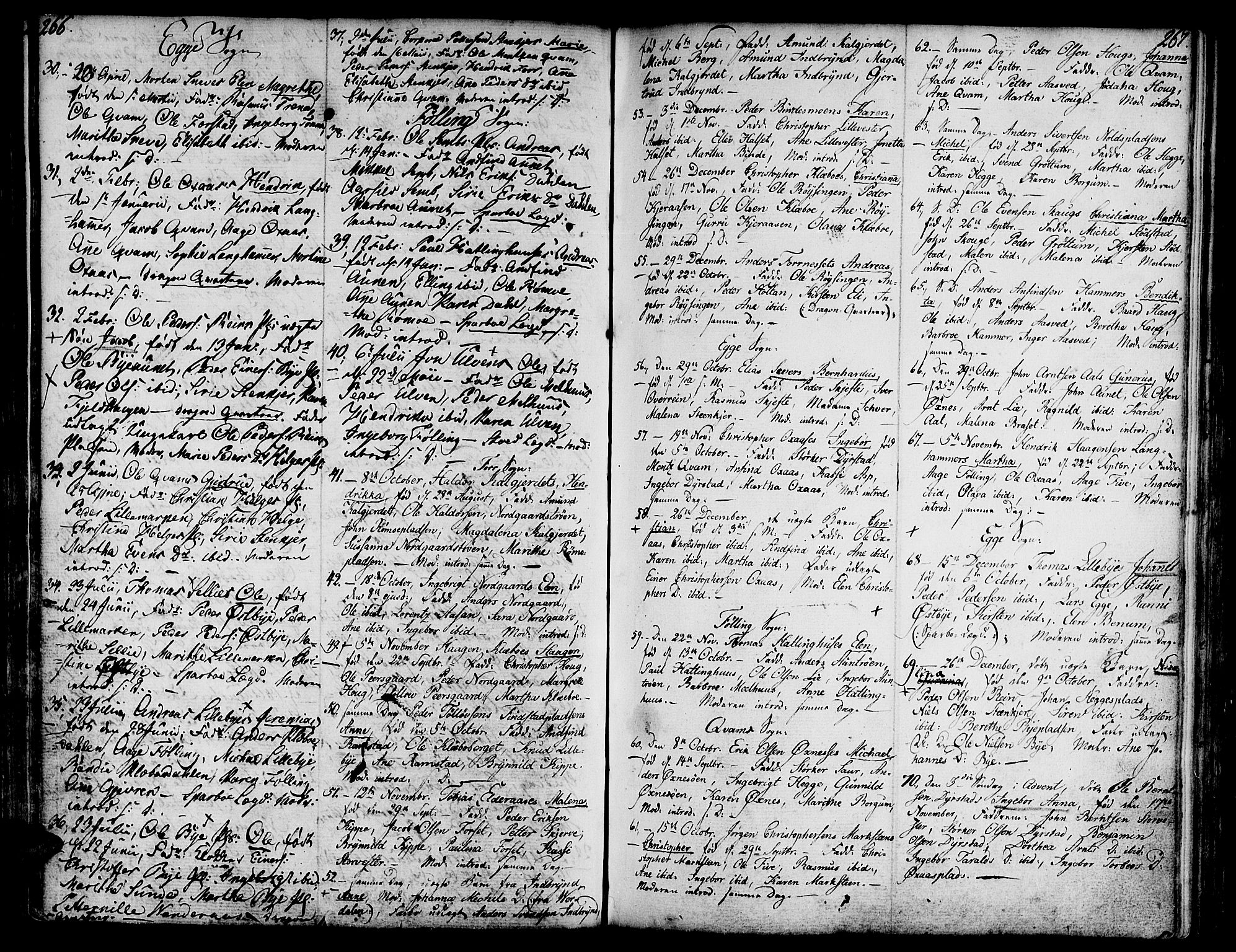 Ministerialprotokoller, klokkerbøker og fødselsregistre - Nord-Trøndelag, AV/SAT-A-1458/746/L0440: Parish register (official) no. 746A02, 1760-1815, p. 266-267