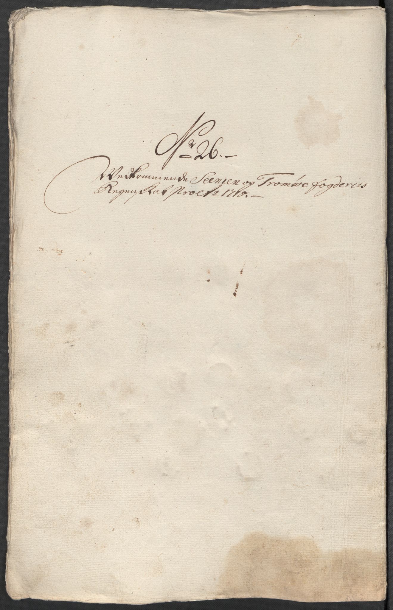 Rentekammeret inntil 1814, Reviderte regnskaper, Fogderegnskap, AV/RA-EA-4092/R68/L4761: Fogderegnskap Senja og Troms, 1715, p. 147