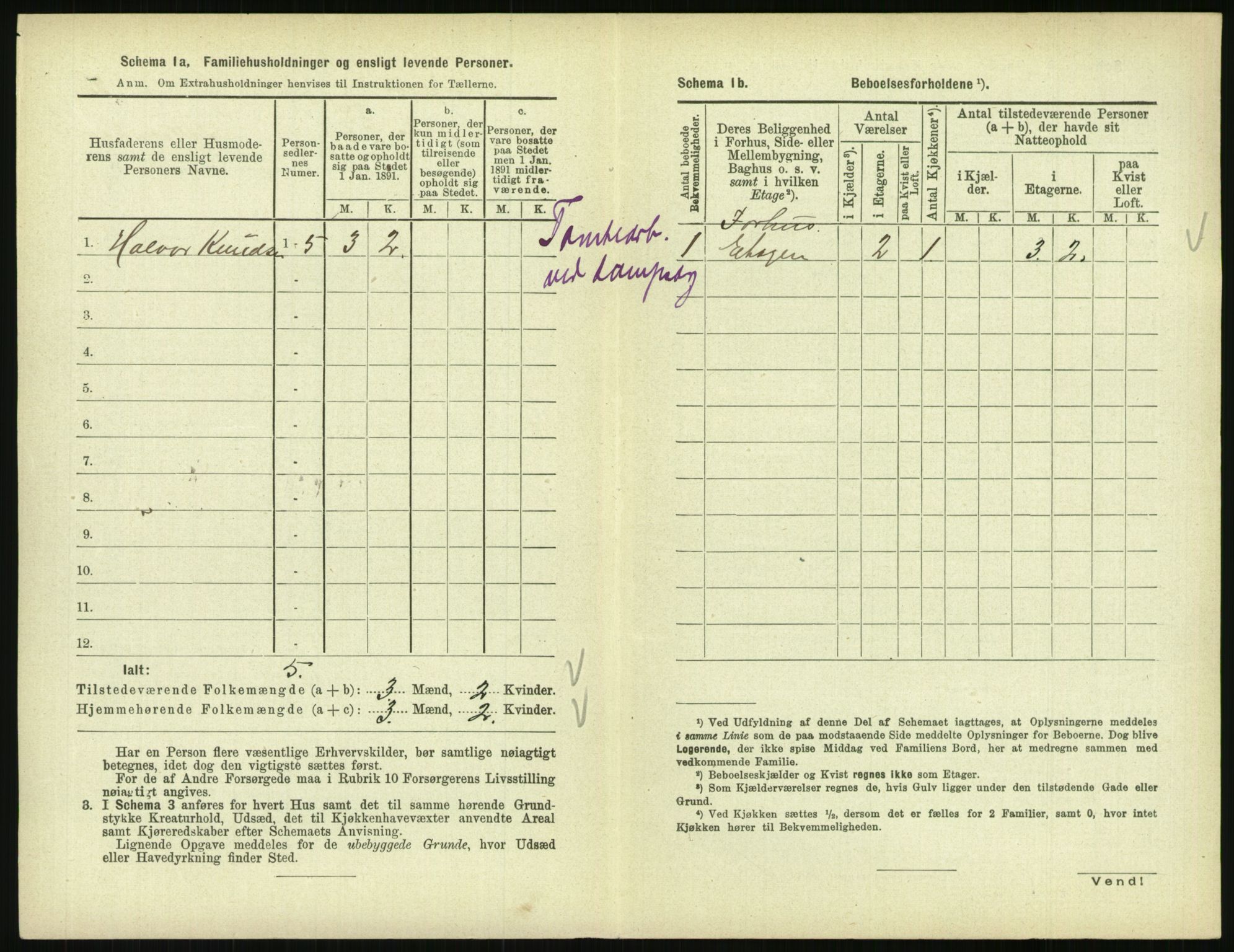 RA, 1891 census for 0801 Kragerø, 1891, p. 1237