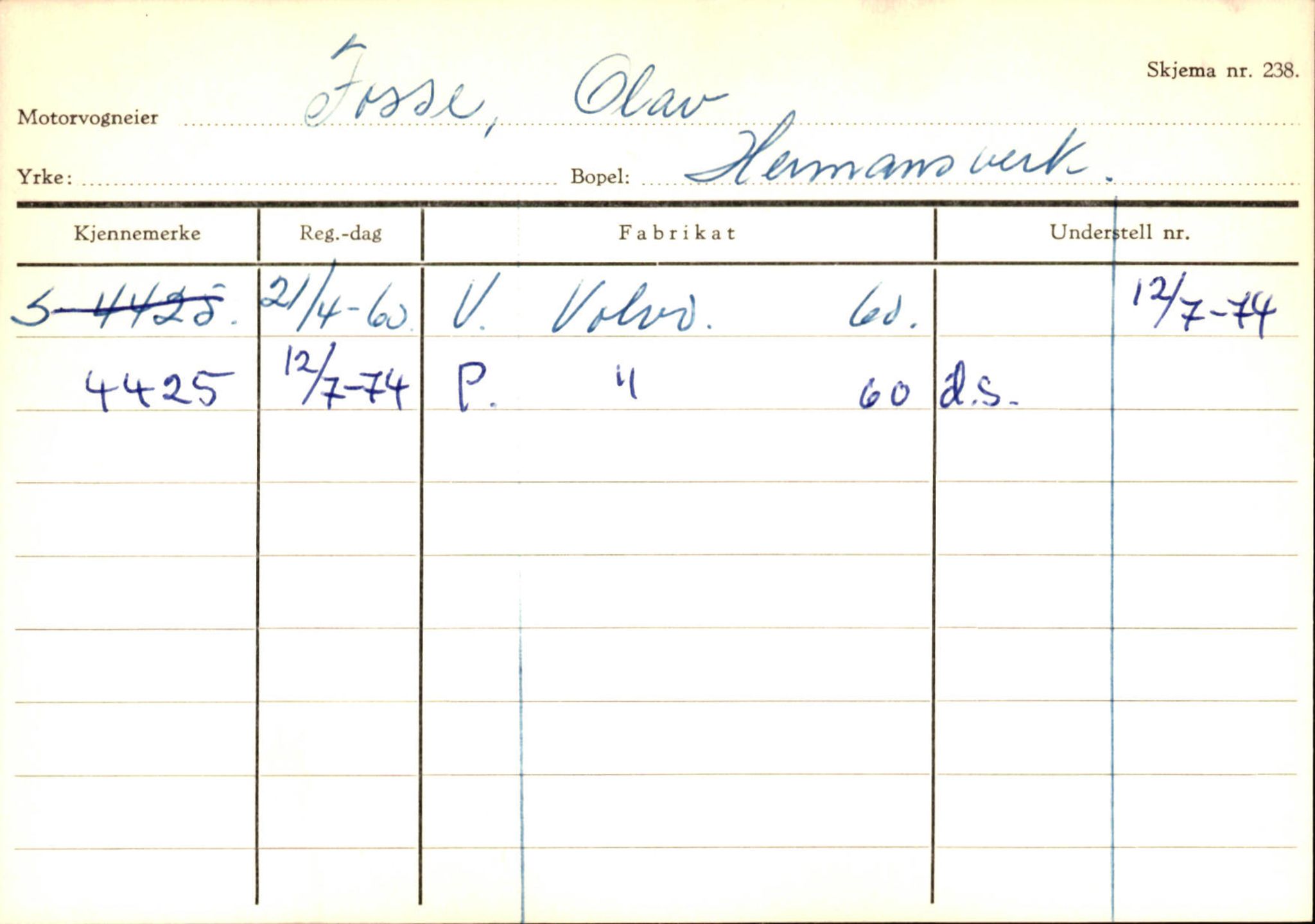 Statens vegvesen, Sogn og Fjordane vegkontor, AV/SAB-A-5301/4/F/L0126: Eigarregister Fjaler M-Å. Leikanger A-Å, 1945-1975, p. 1144