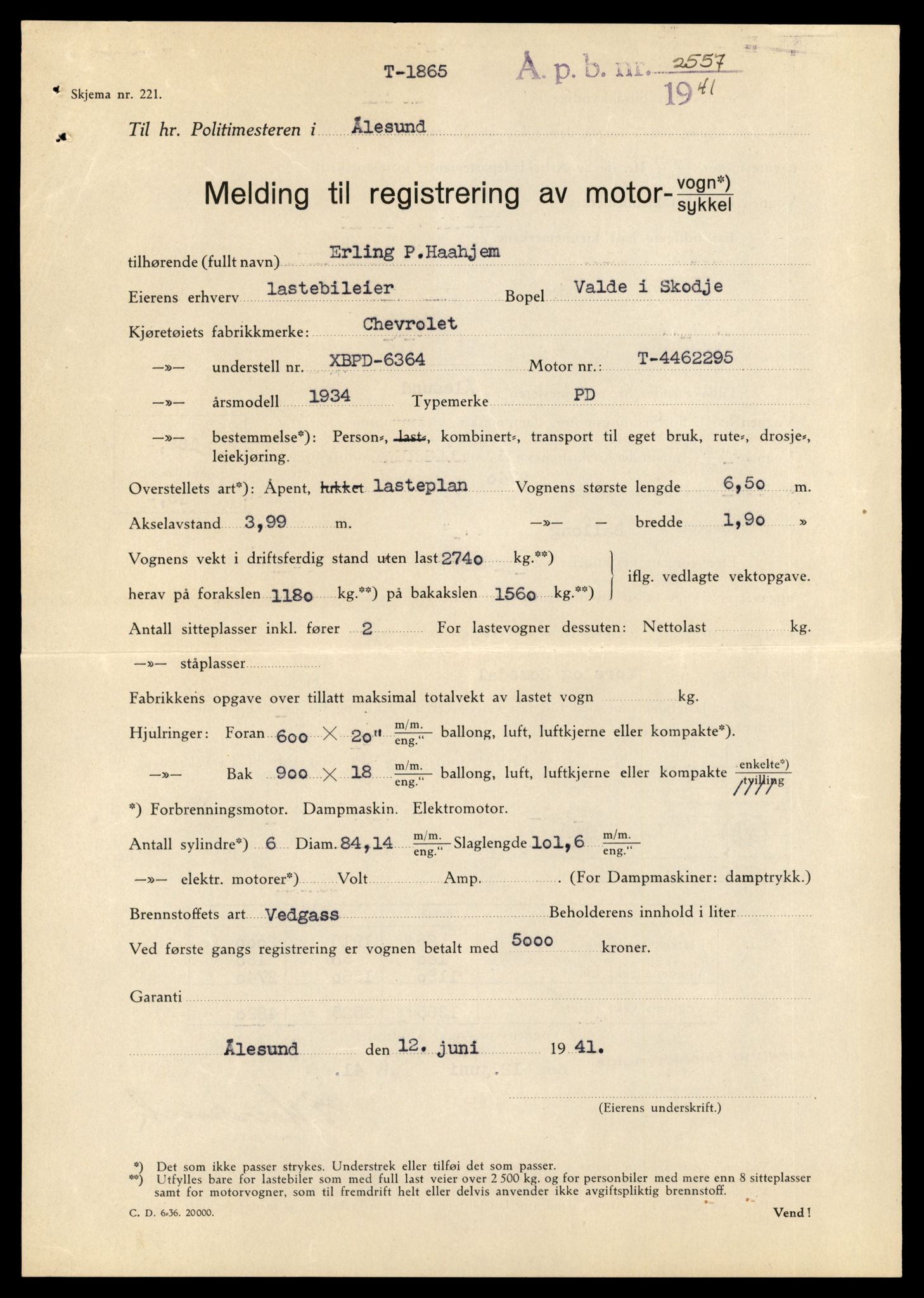 Møre og Romsdal vegkontor - Ålesund trafikkstasjon, AV/SAT-A-4099/F/Fe/L0035: Registreringskort for kjøretøy T 12653 - T 12829, 1927-1998, p. 176