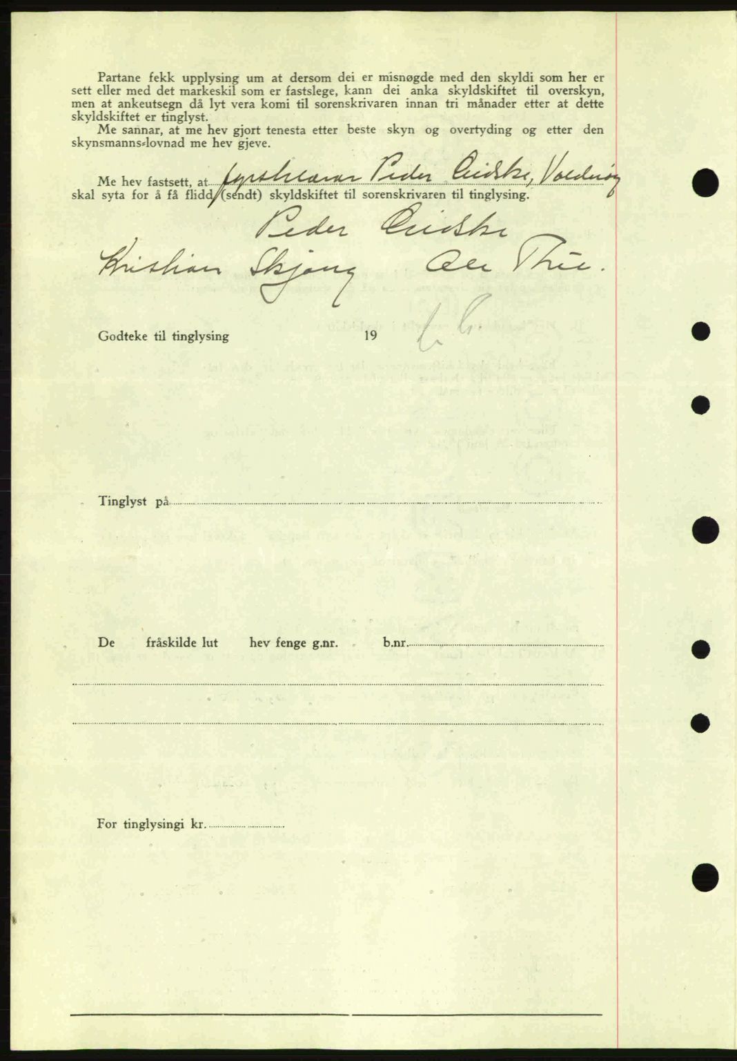 Nordre Sunnmøre sorenskriveri, AV/SAT-A-0006/1/2/2C/2Ca: Mortgage book no. A2, 1936-1937, Diary no: : 1443/1936