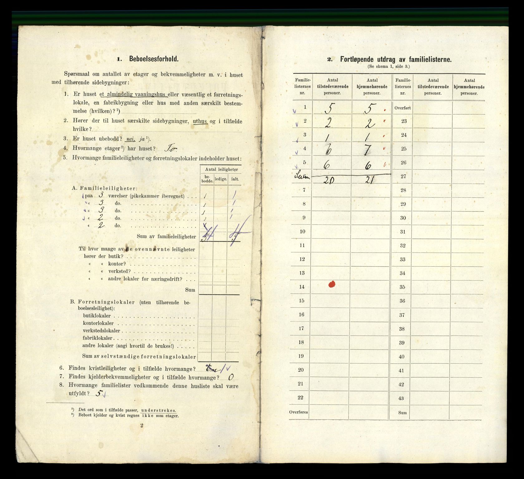 RA, 1910 census for Hamar, 1910, p. 2390