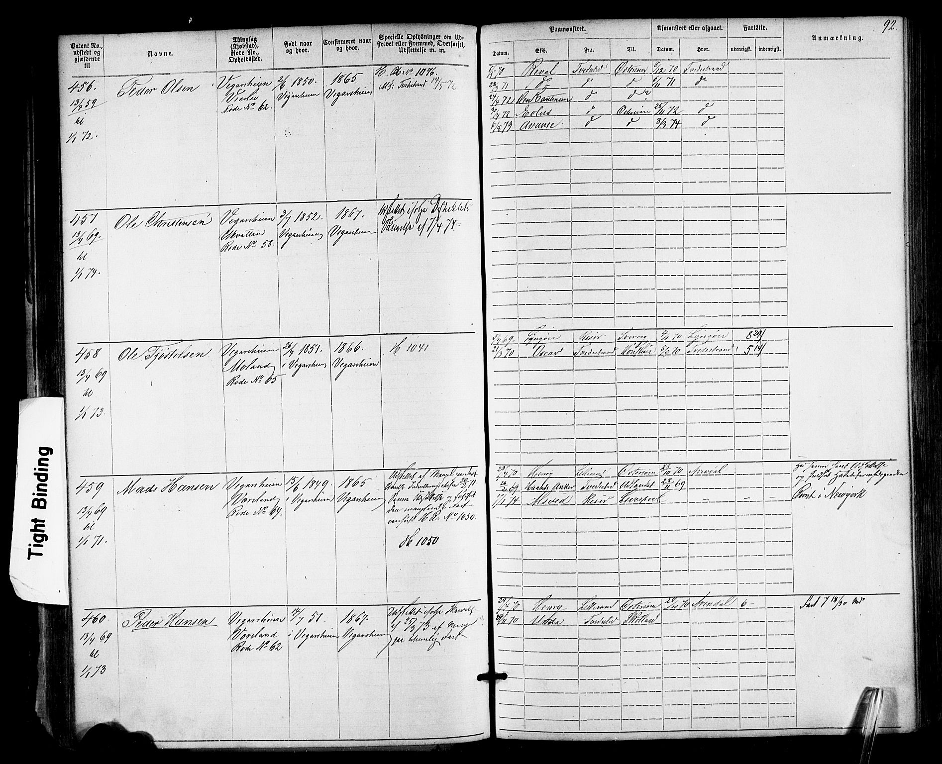 Risør mønstringskrets, AV/SAK-2031-0010/F/Fa/L0003: Annotasjonsrulle nr 1-1913 med register, T-7, 1863-1899, p. 28