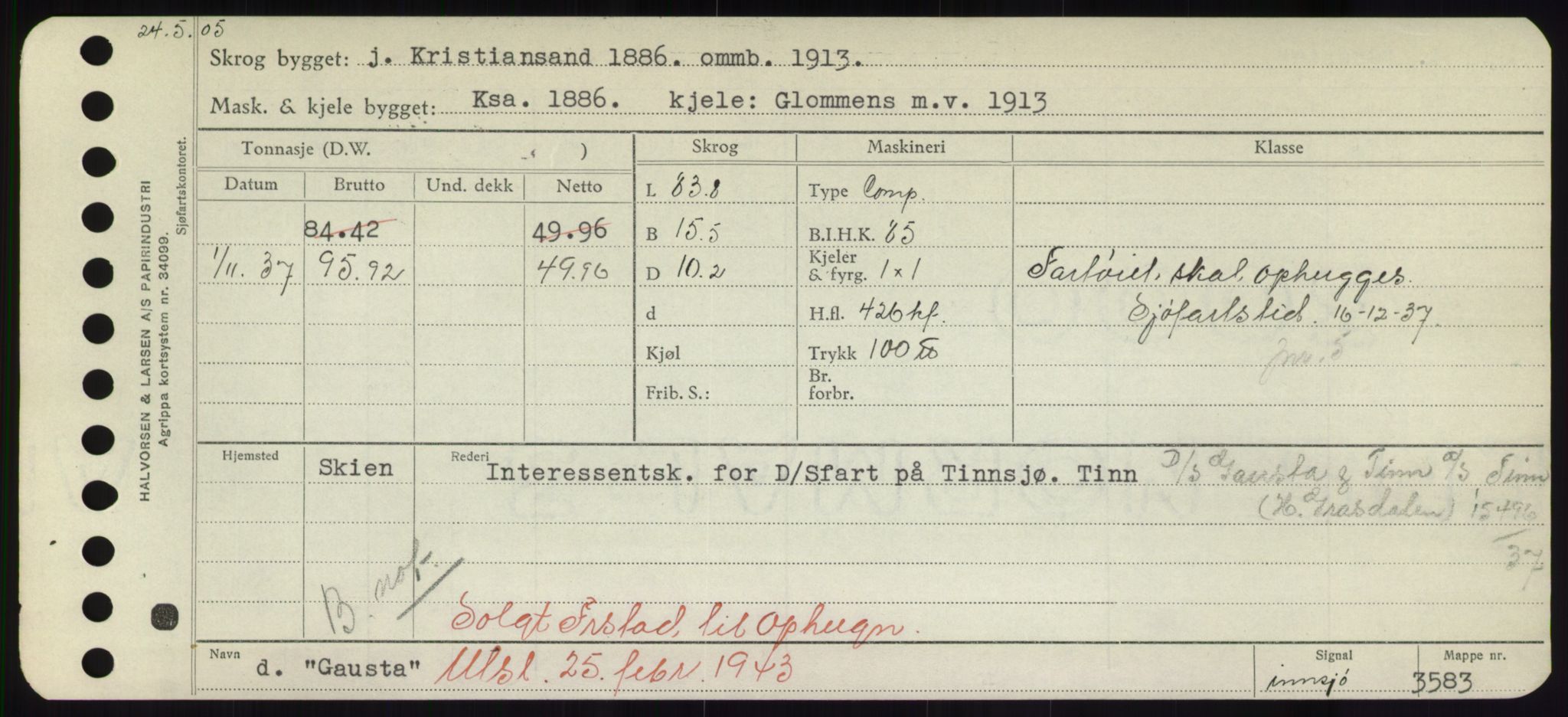 Sjøfartsdirektoratet med forløpere, Skipsmålingen, AV/RA-S-1627/H/Hd/L0012: Fartøy, G-Glø, p. 123