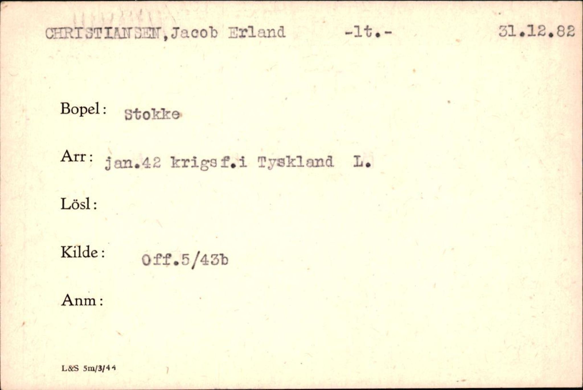 Forsvaret, Forsvarets krigshistoriske avdeling, AV/RA-RAFA-2017/Y/Yf/L0200: II-C-11-2102  -  Norske krigsfanger i Tyskland, 1940-1945, p. 173